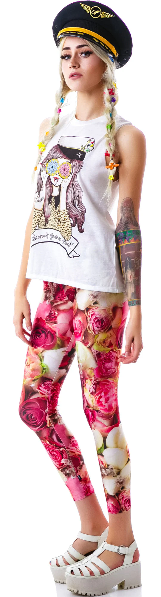 I Donut Give A Fuck Muscle Tank - Black - Image 7