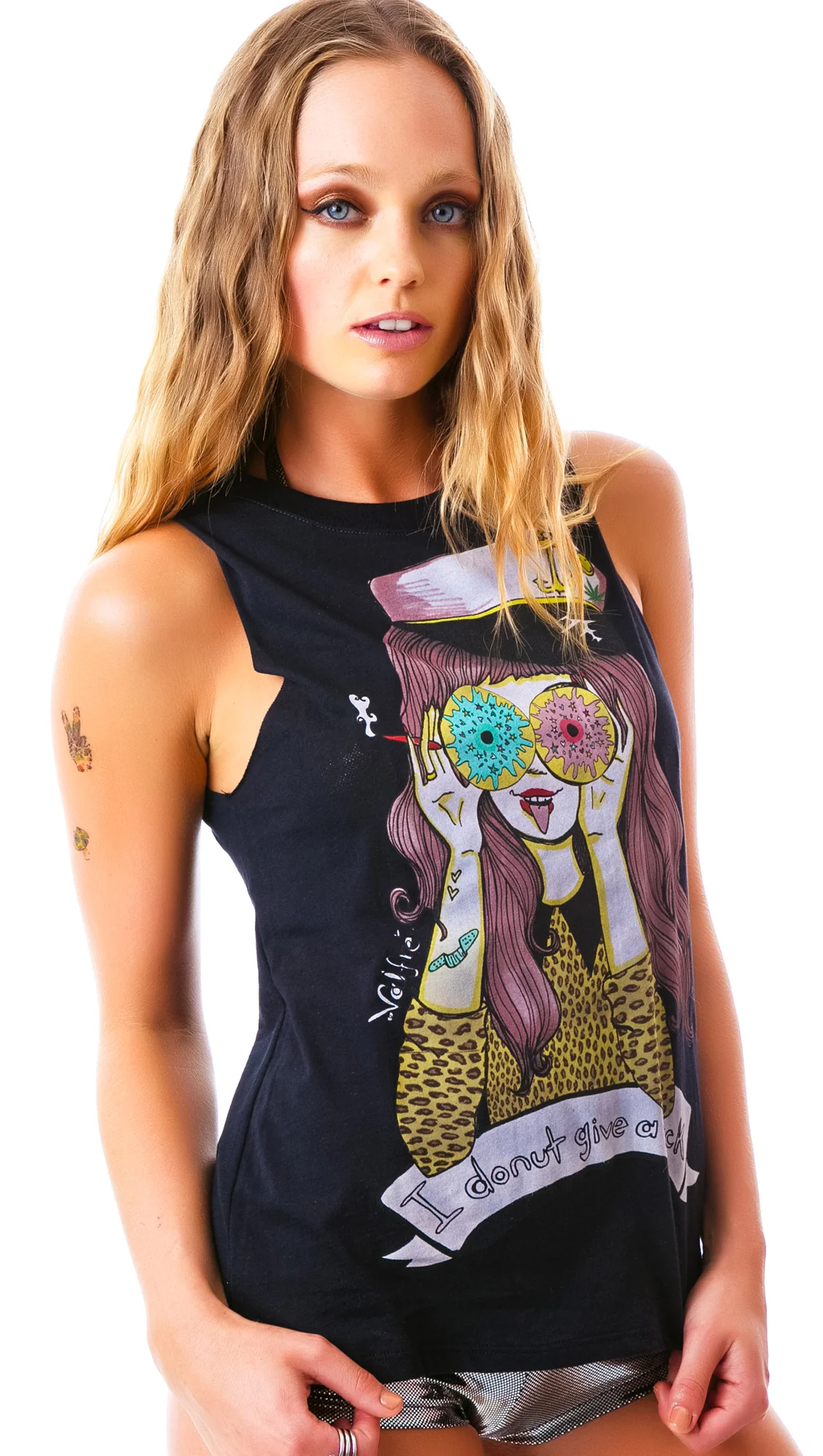 I Donut Give A Fuck Muscle Tank - Image 3