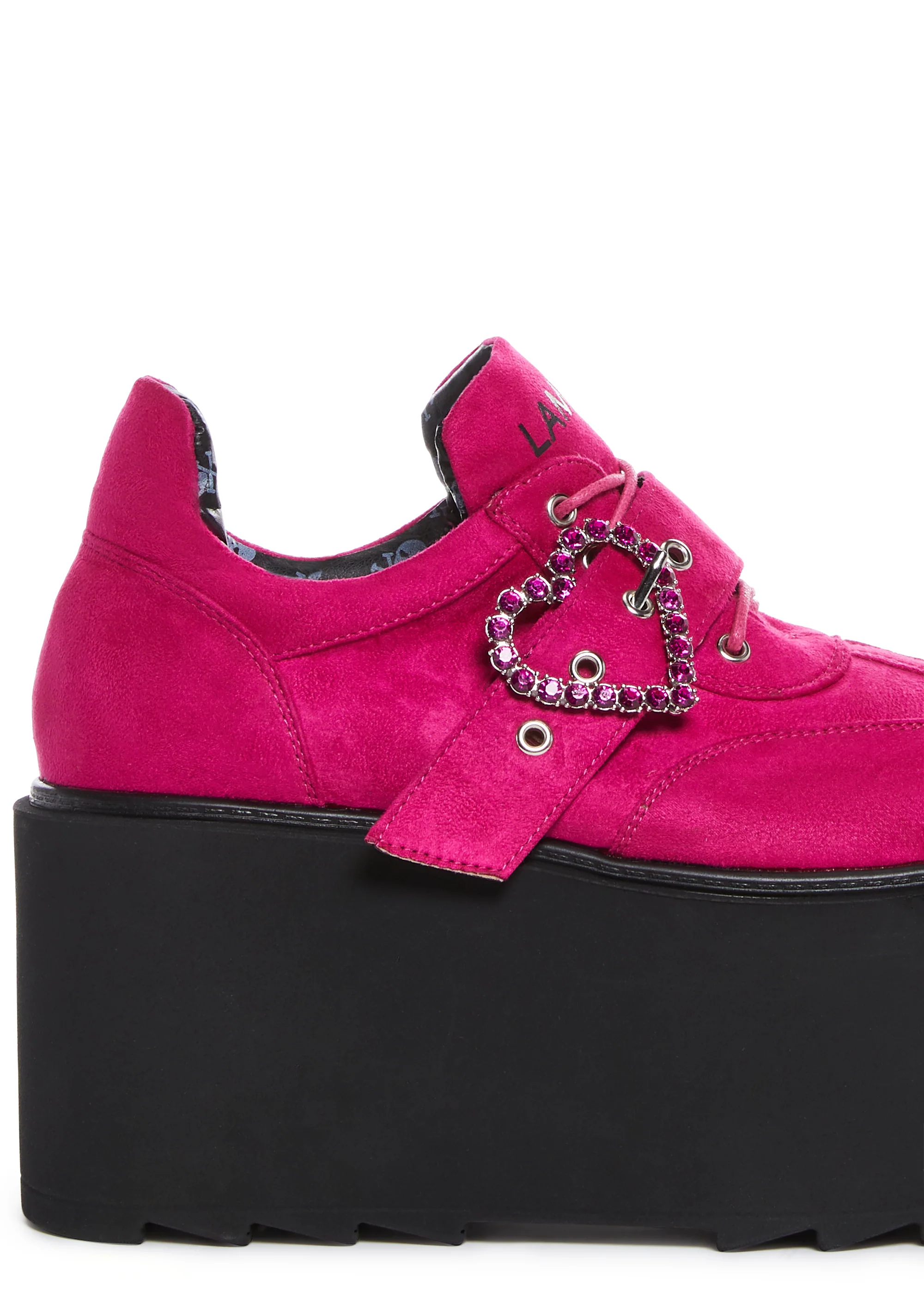I’m In Love Platform Sneakers - Pink - Image 2
