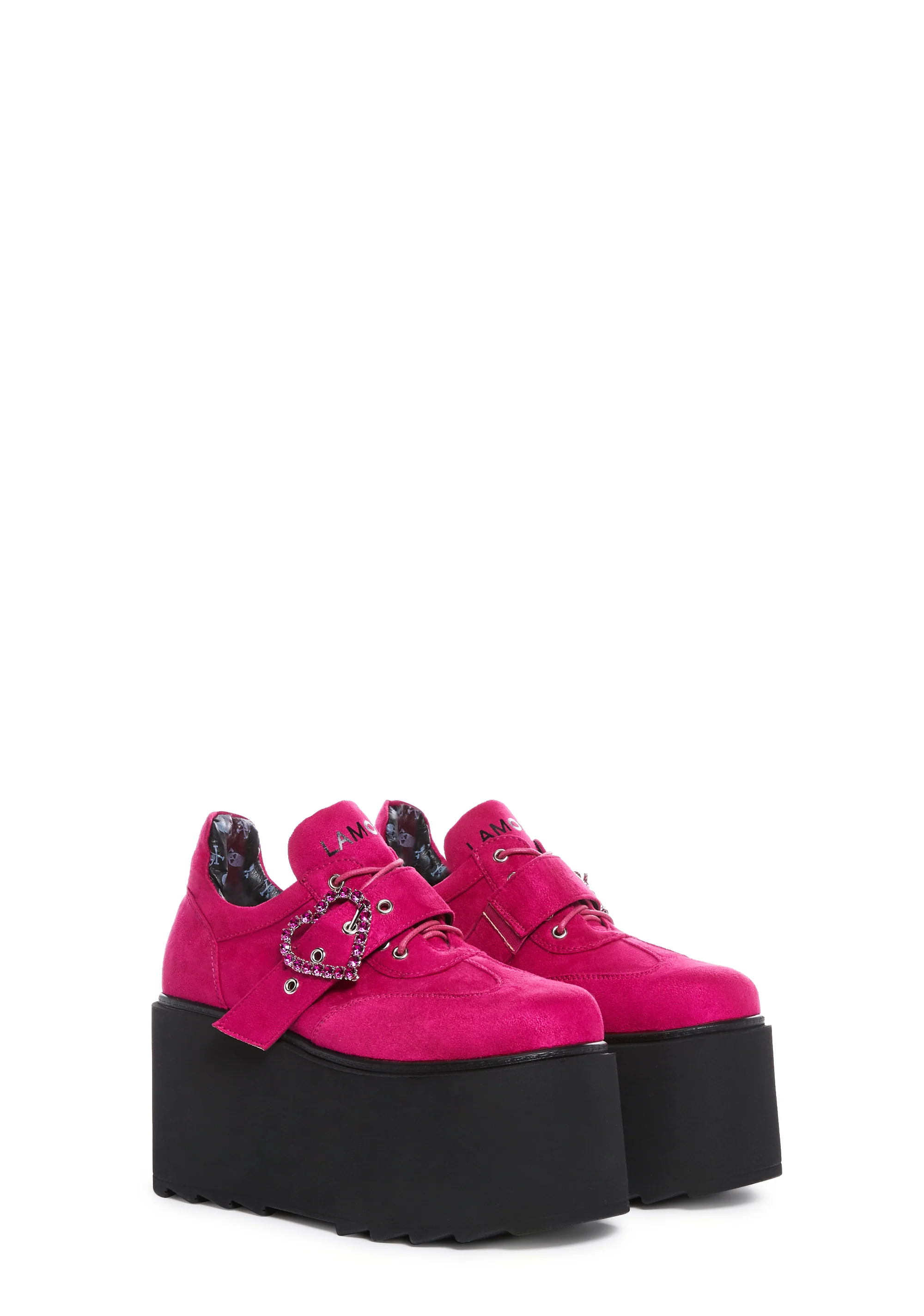 I’m In Love Platform Sneakers - Pink - Image 3