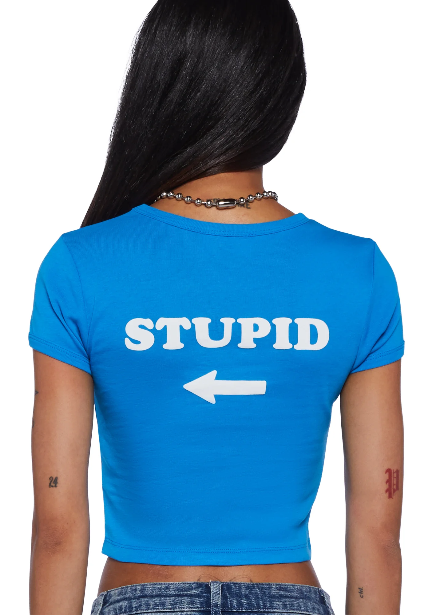 I’m With Stupid Graphic Tee - Image 4