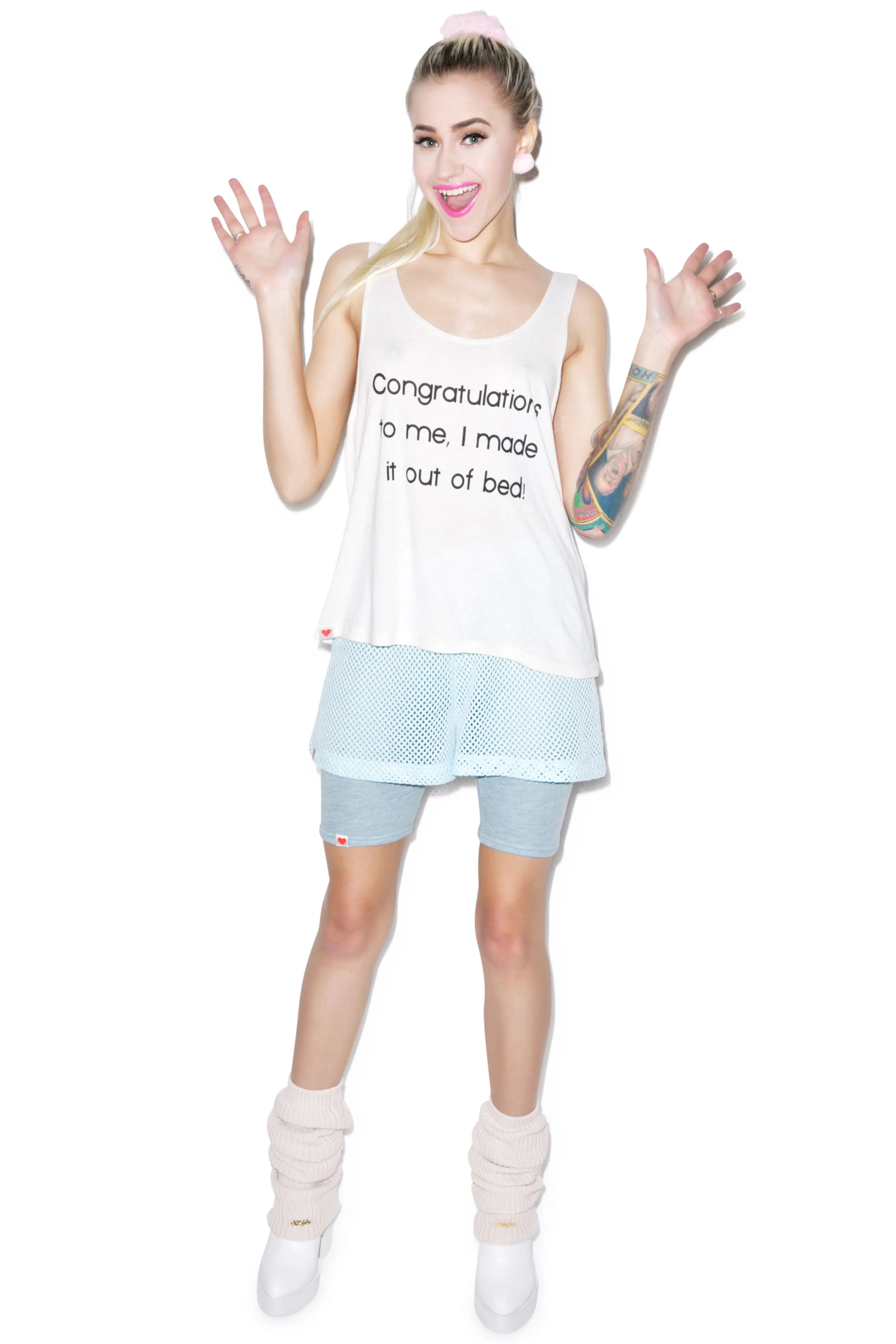 I Made It Boy Tank - White - Image 5