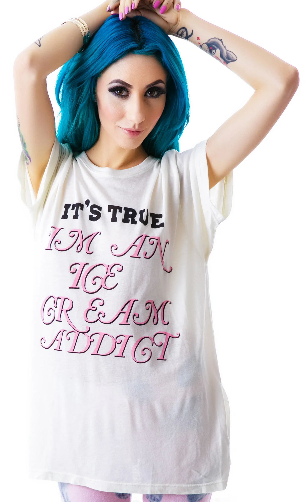 Ice Cream Addict Oversize Tee - Image 5