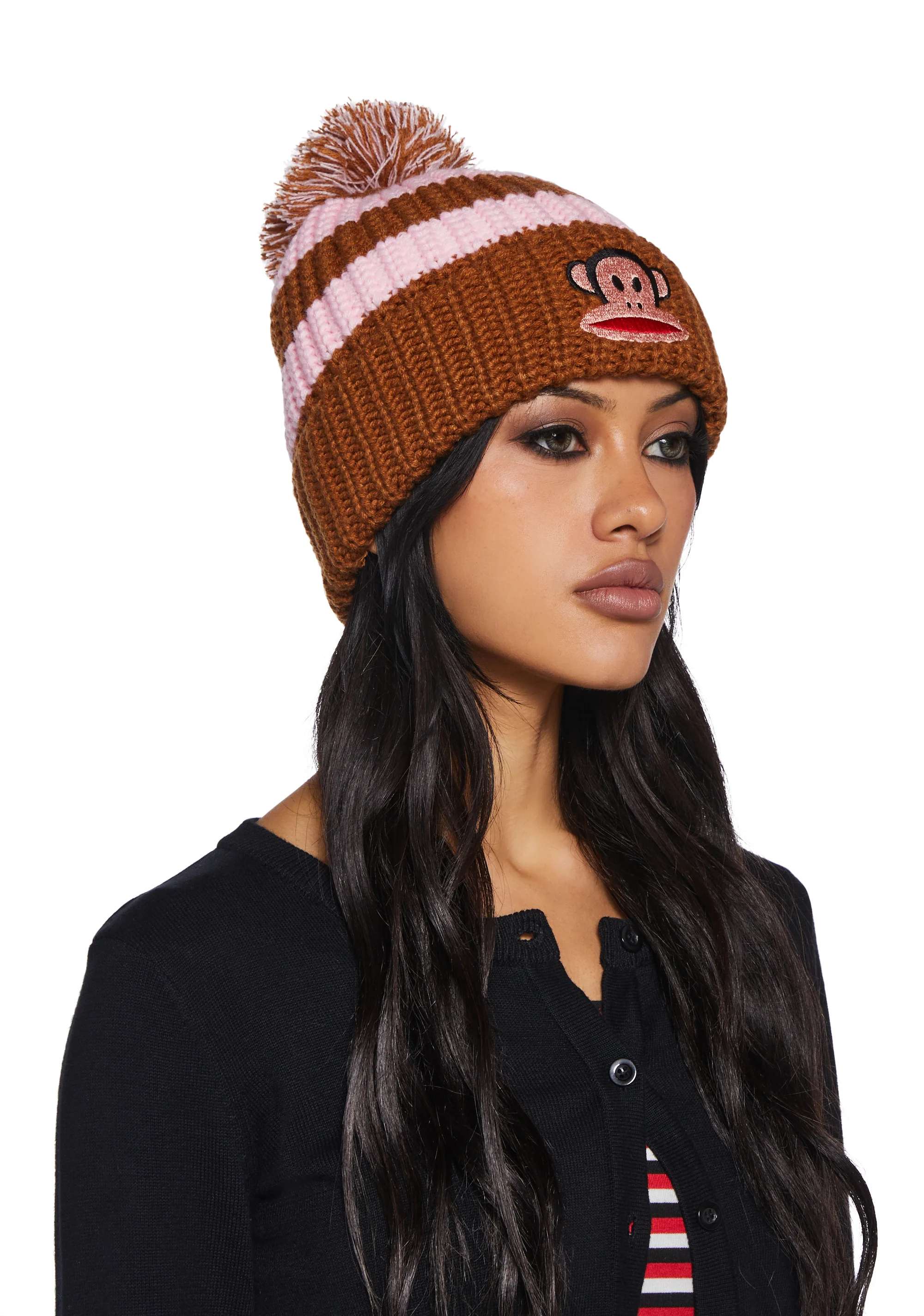 Iconic Behavior Pom Pom Beanie - Image 2