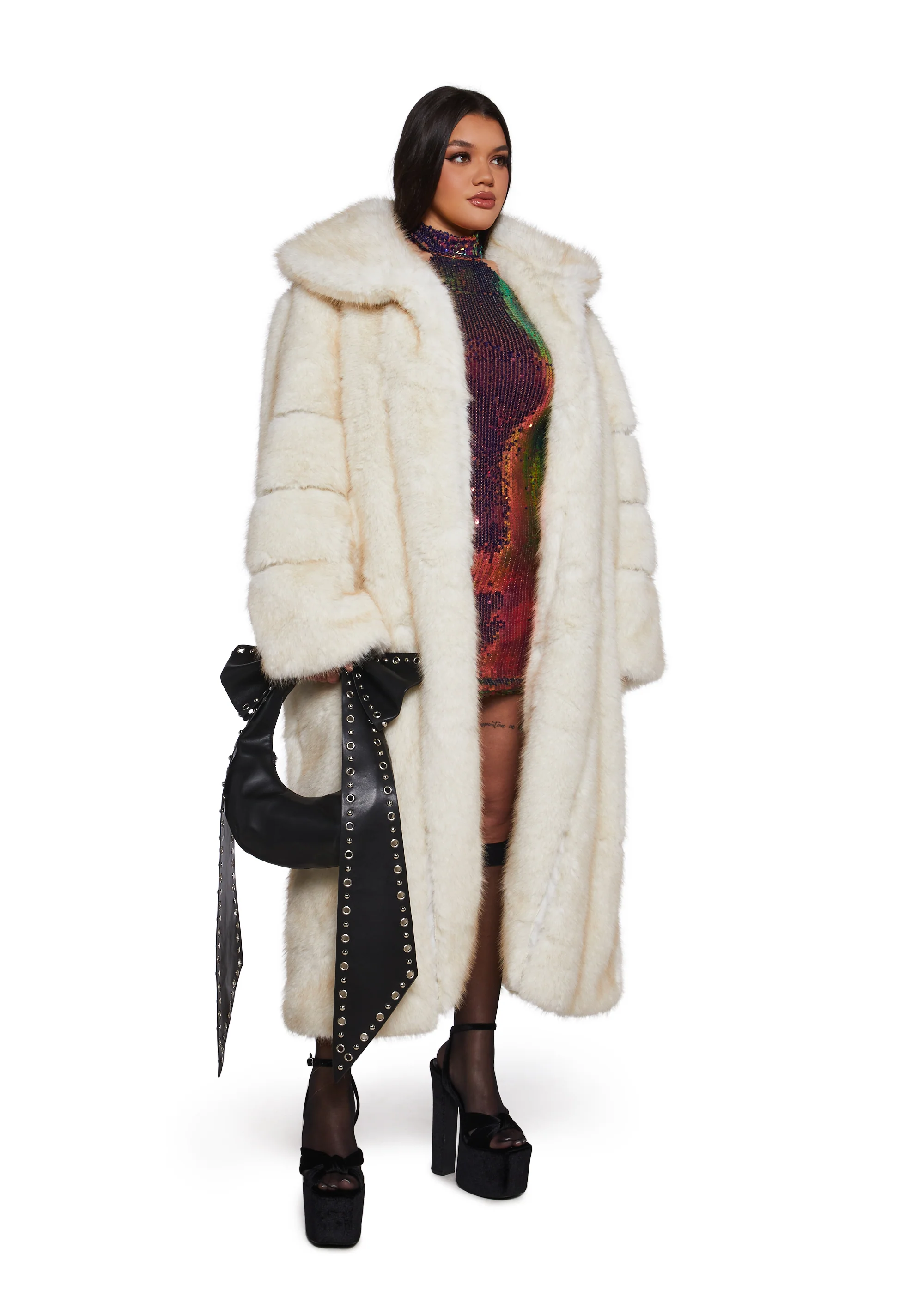 Iconic Infatuation Faux Fur Coat - Image 10