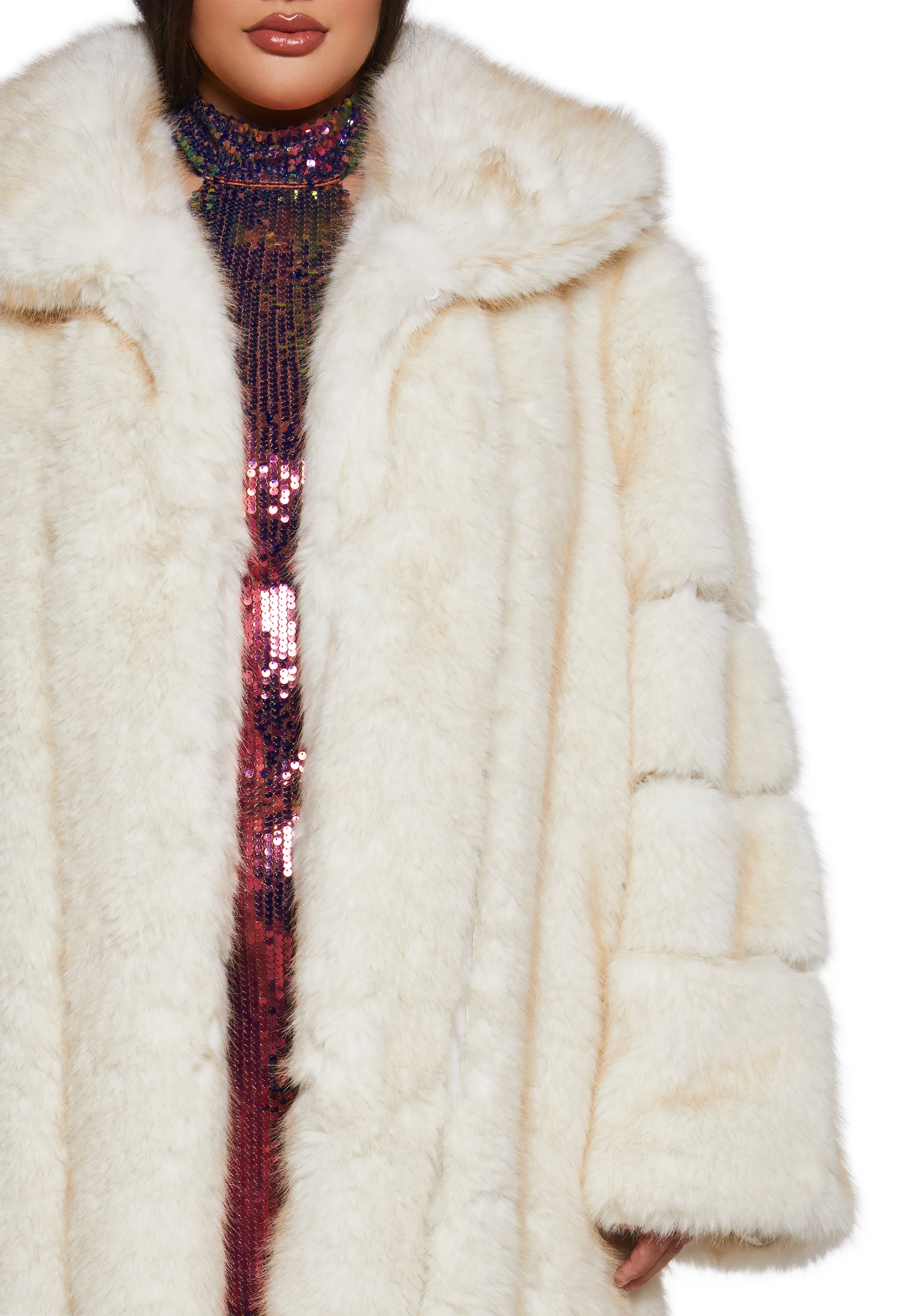 Iconic Infatuation Faux Fur Coat - Image 11