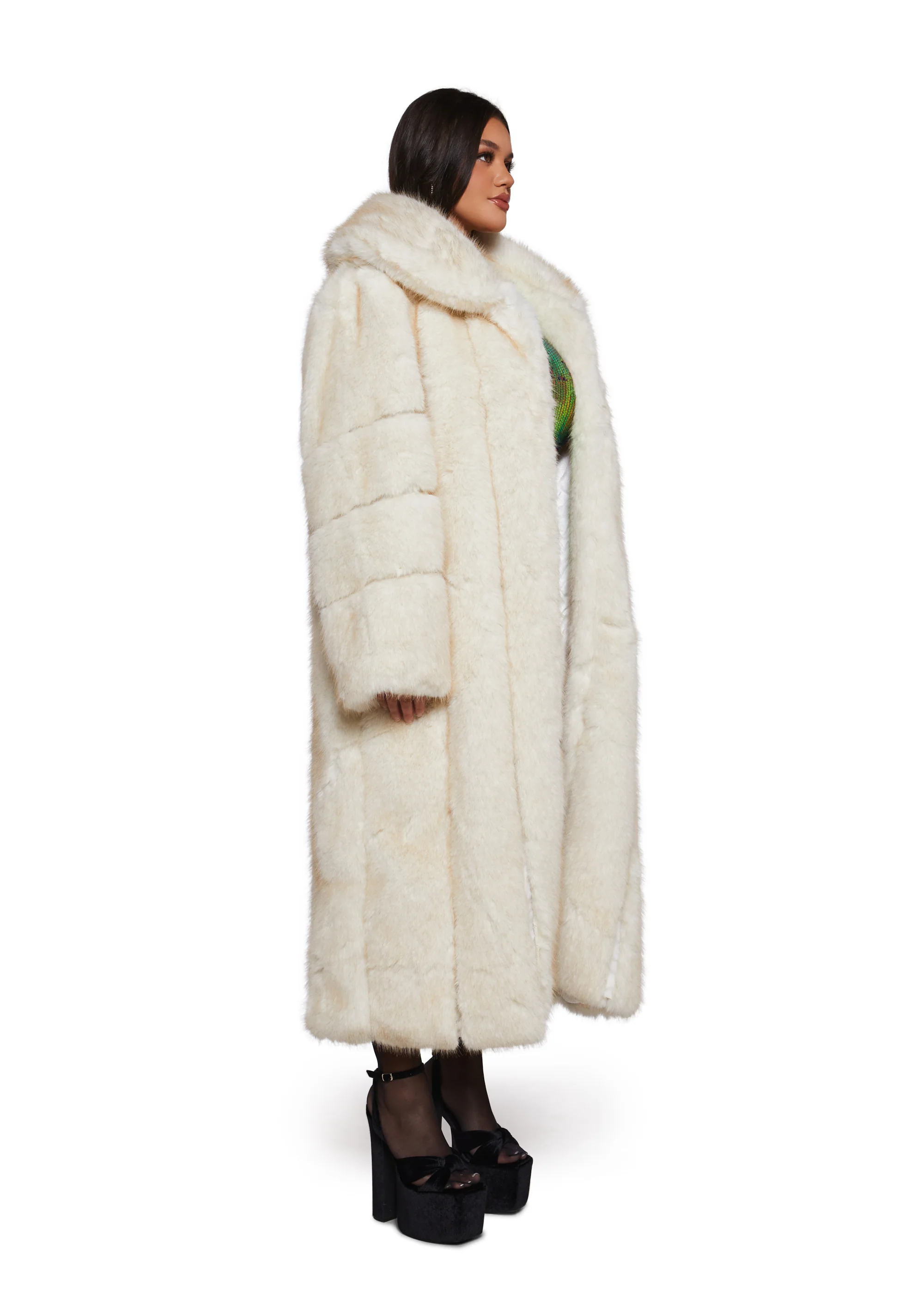 Iconic Infatuation Faux Fur Coat - Image 7