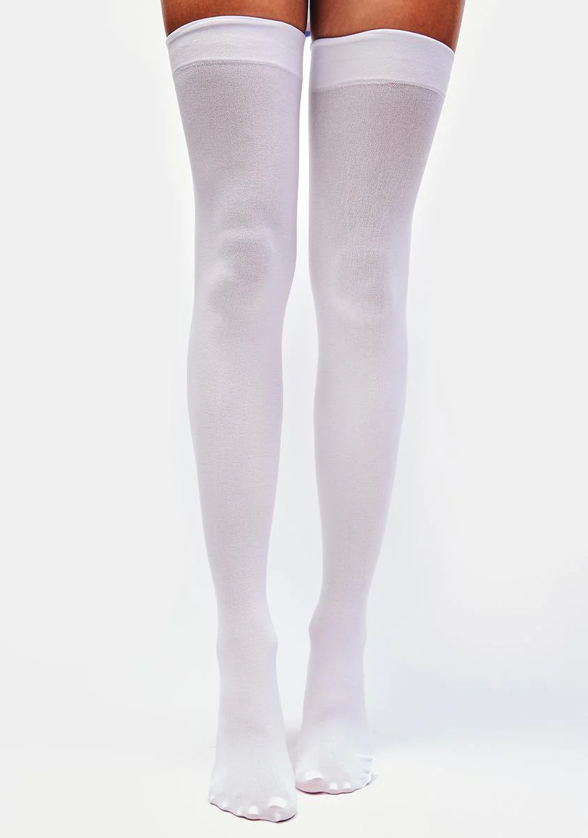 Icy Angel Of Mine Sheer Thigh Highs - Image 2