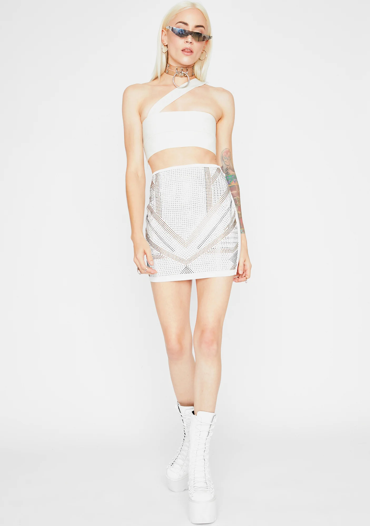 Icy Bling Byte Mini Skirt - Image 3