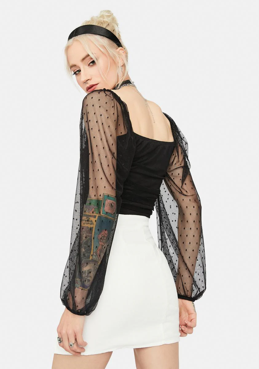 Icy Bossy Title Side Front Slit Mini Skirt - Image 4