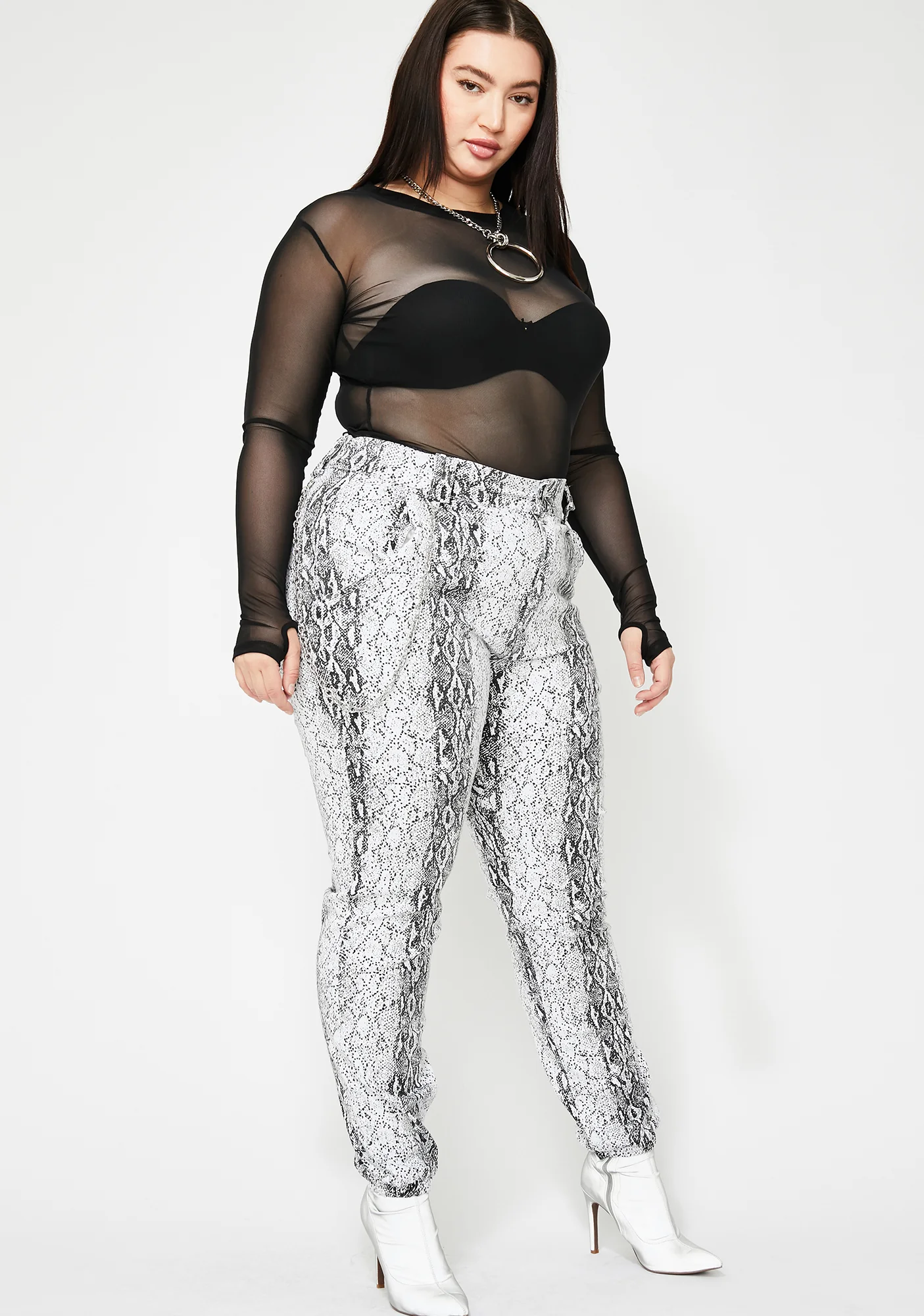 Icy Slayin' Mamba Mami Snakeskin Pants - Image 2