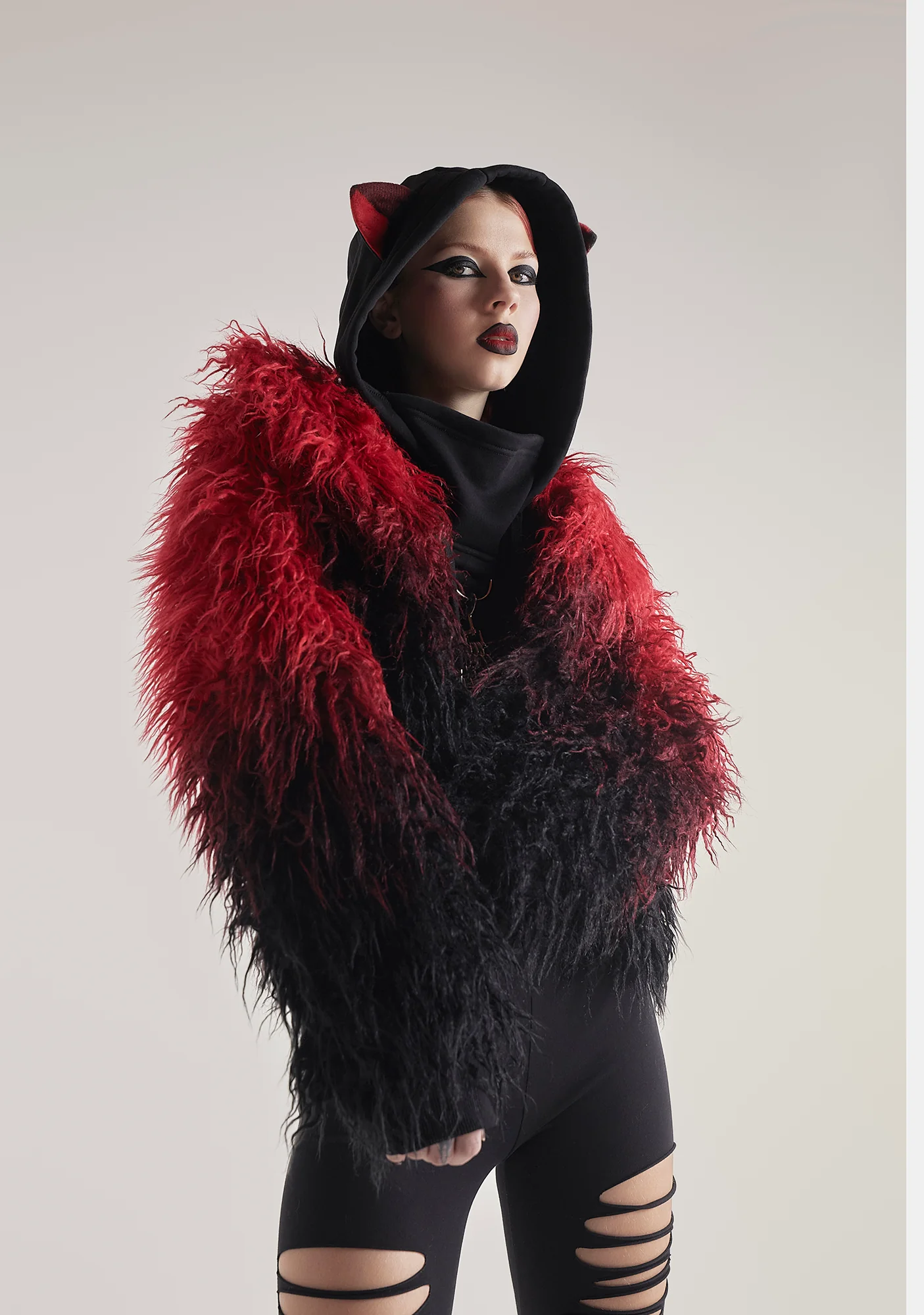 I'd Die Again Ombre Jacket- Red - Image 6