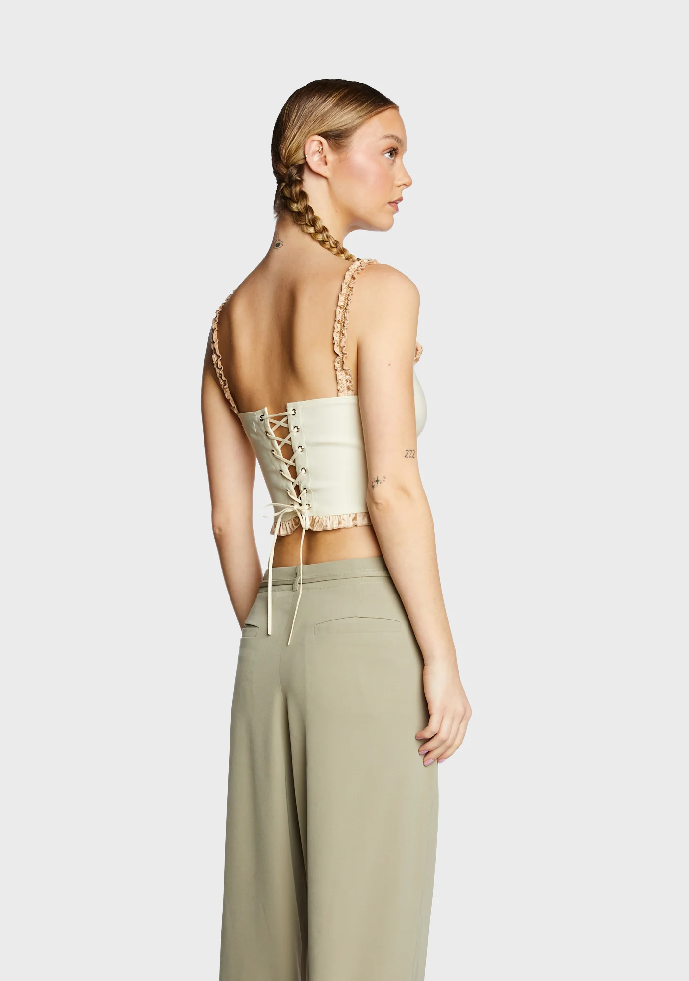 Idalia Corset Top - Cream - Image 5