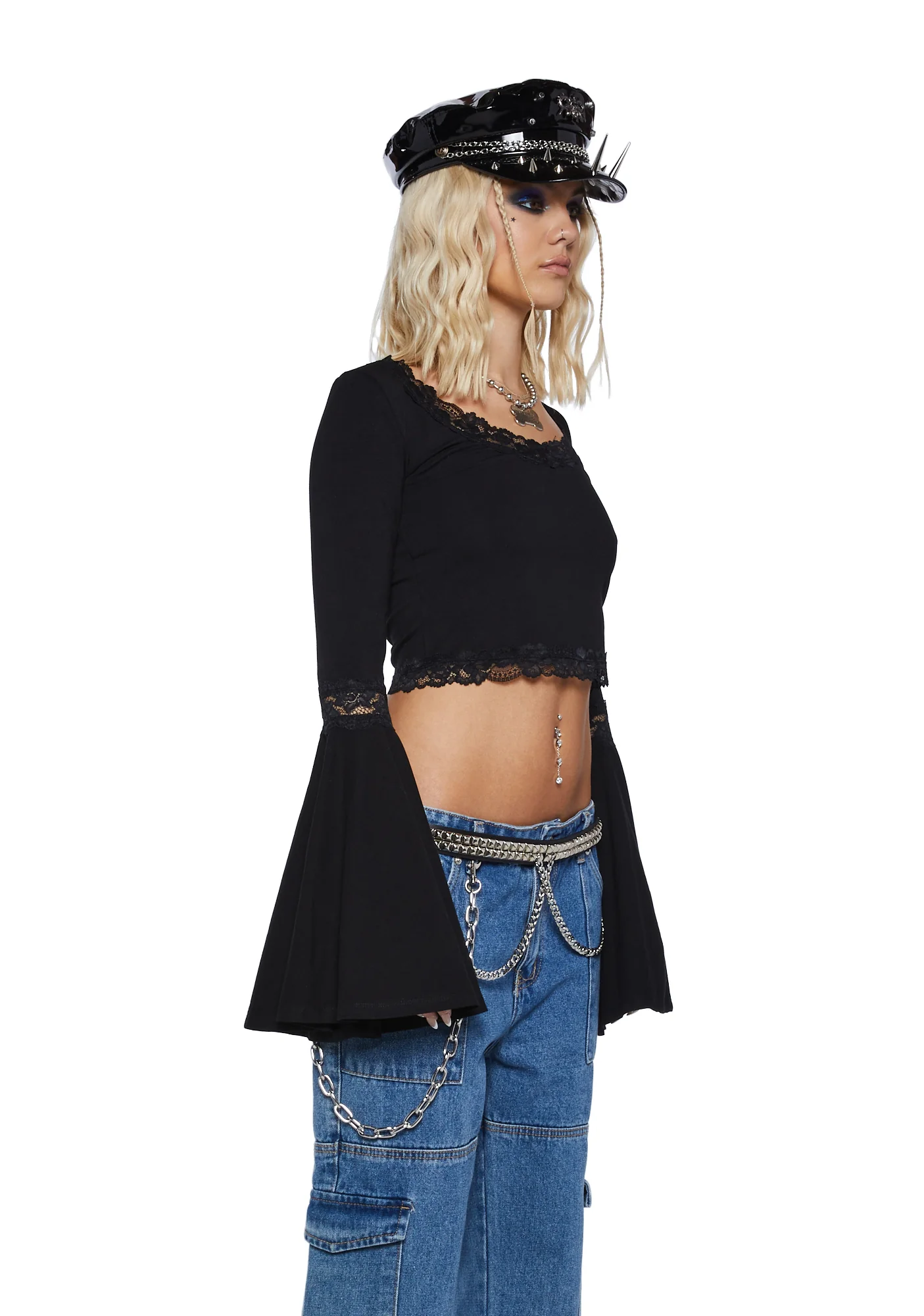 Idle Fun Lace Top - Image 3