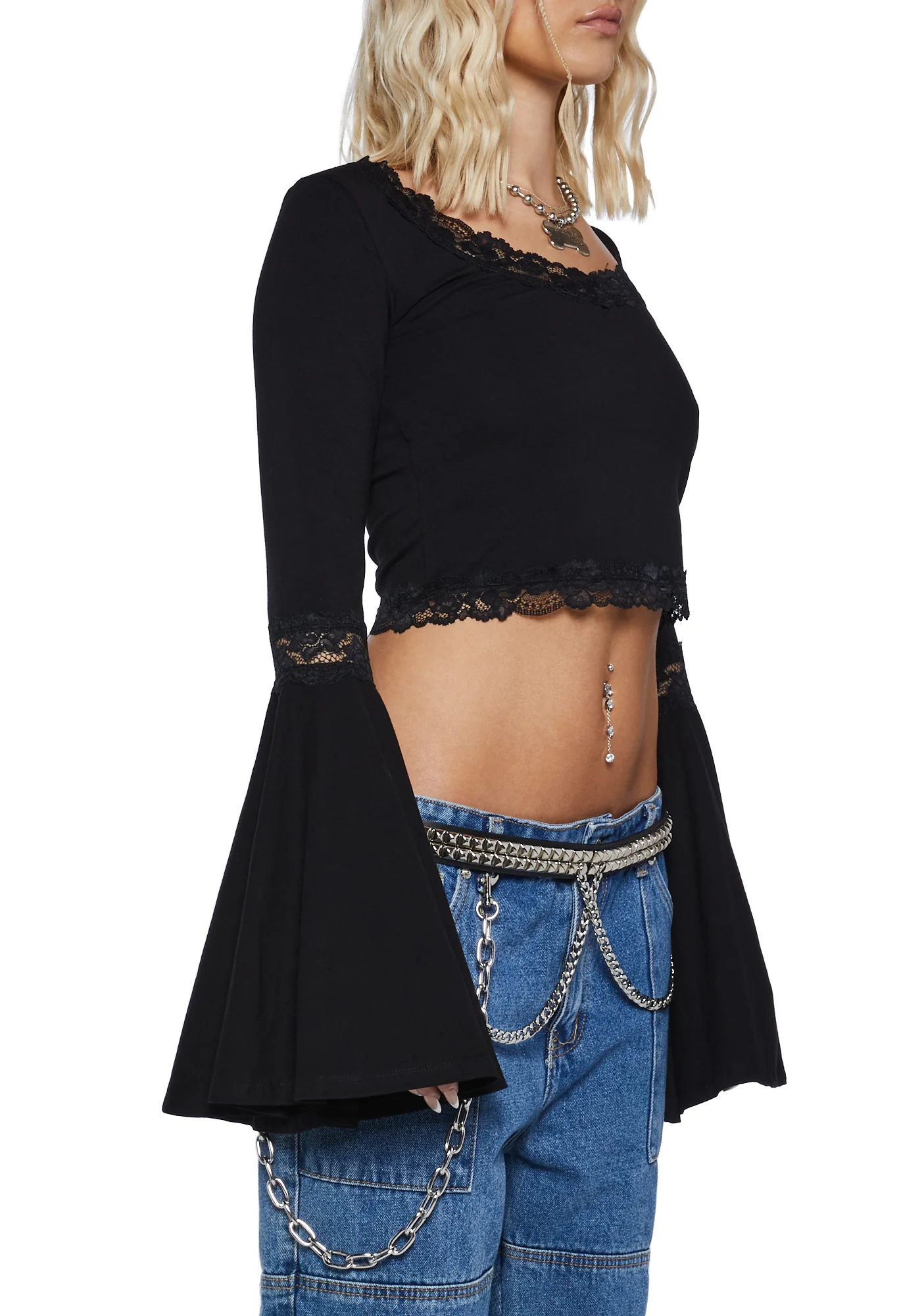 Idle Fun Lace Top - Image 5
