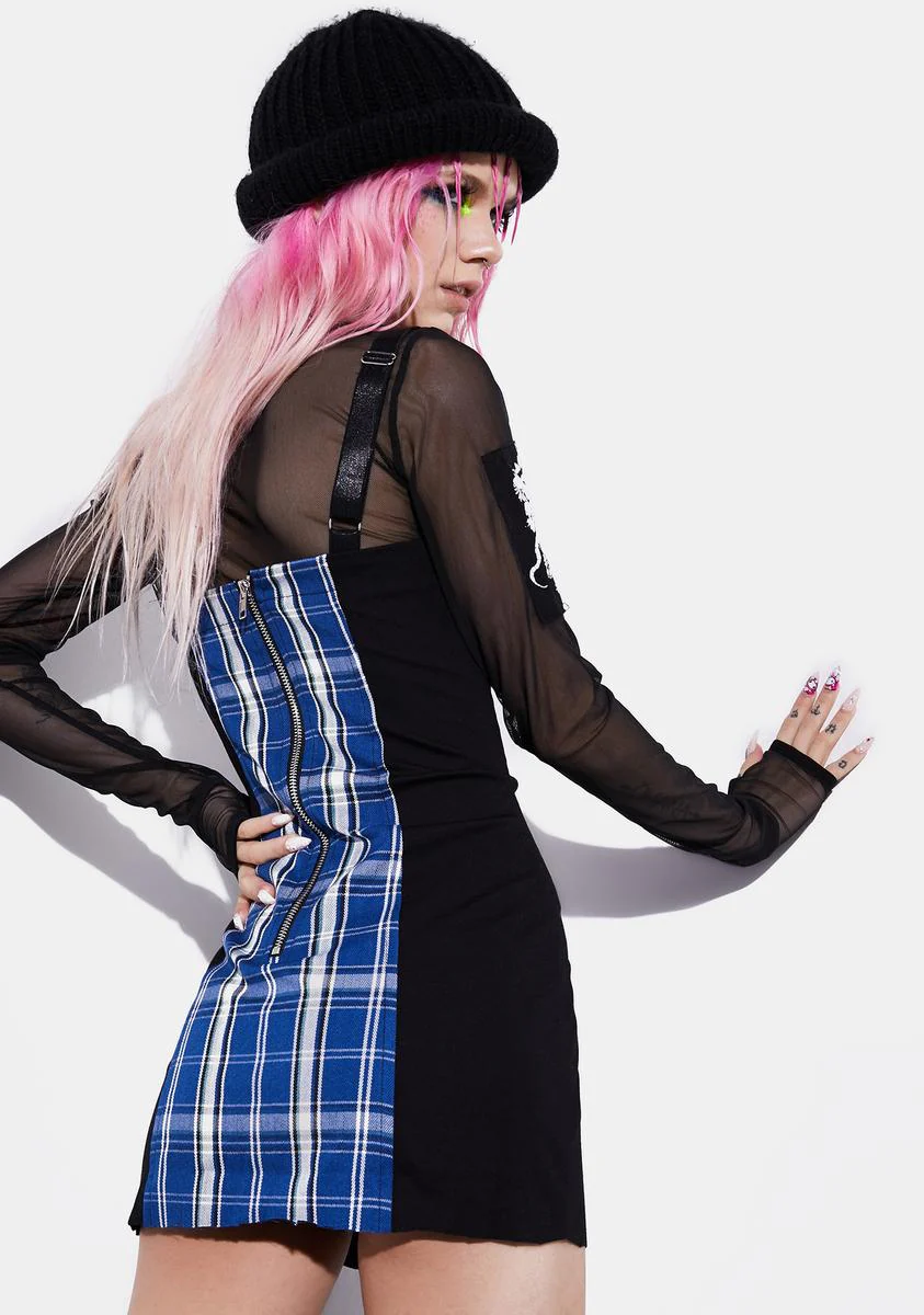 Idol Generation Plaid Corset Dress - Image 4