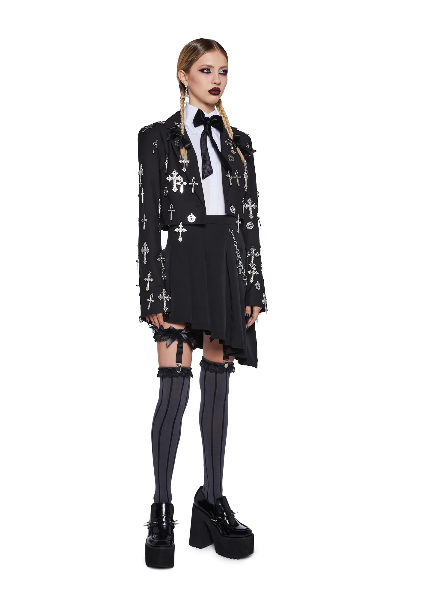 Idol Worship Asymmetrical Skirt - Image 2