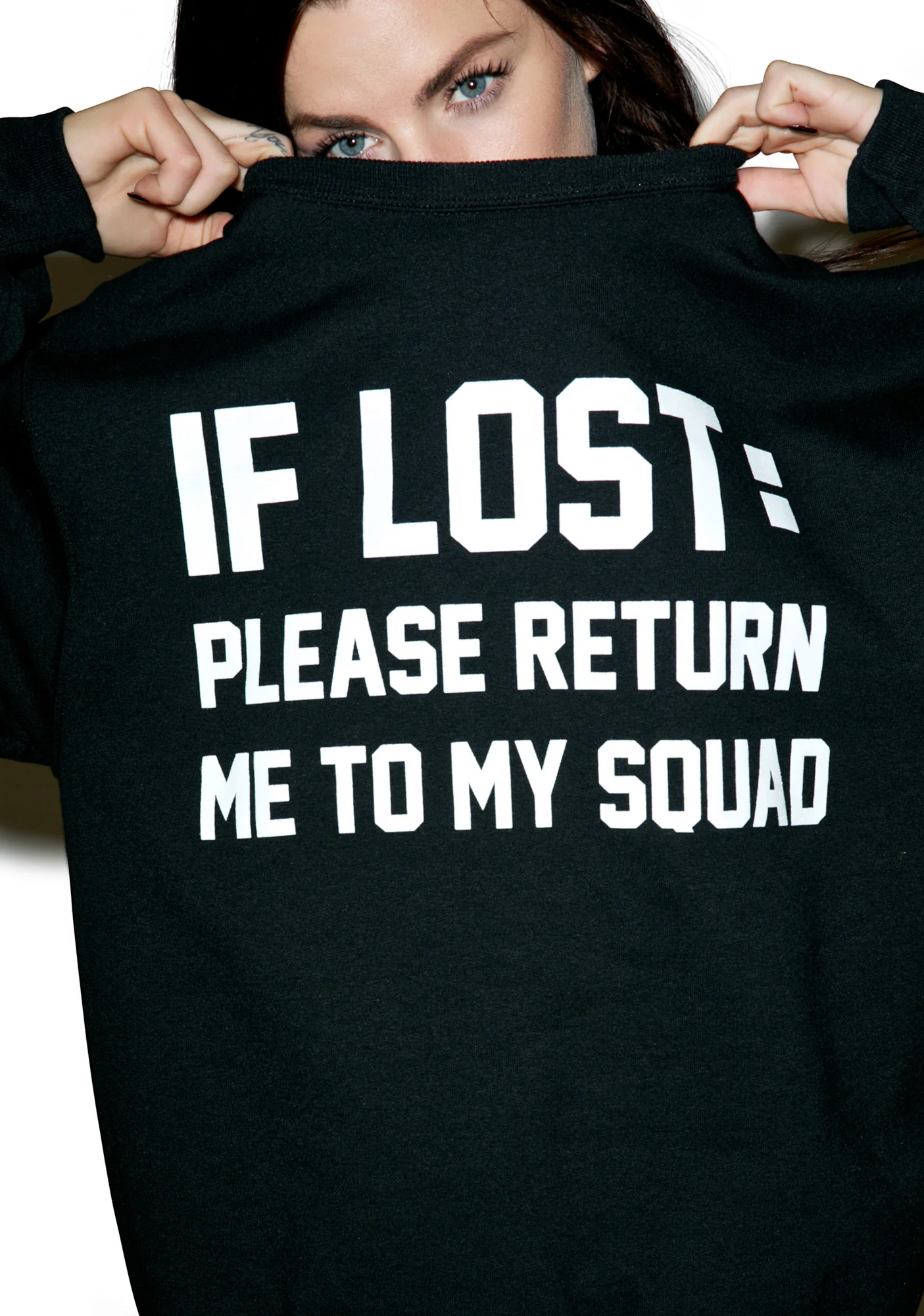 If Lost: Please Return Me To My Squad Sweatshirt - Image 2
