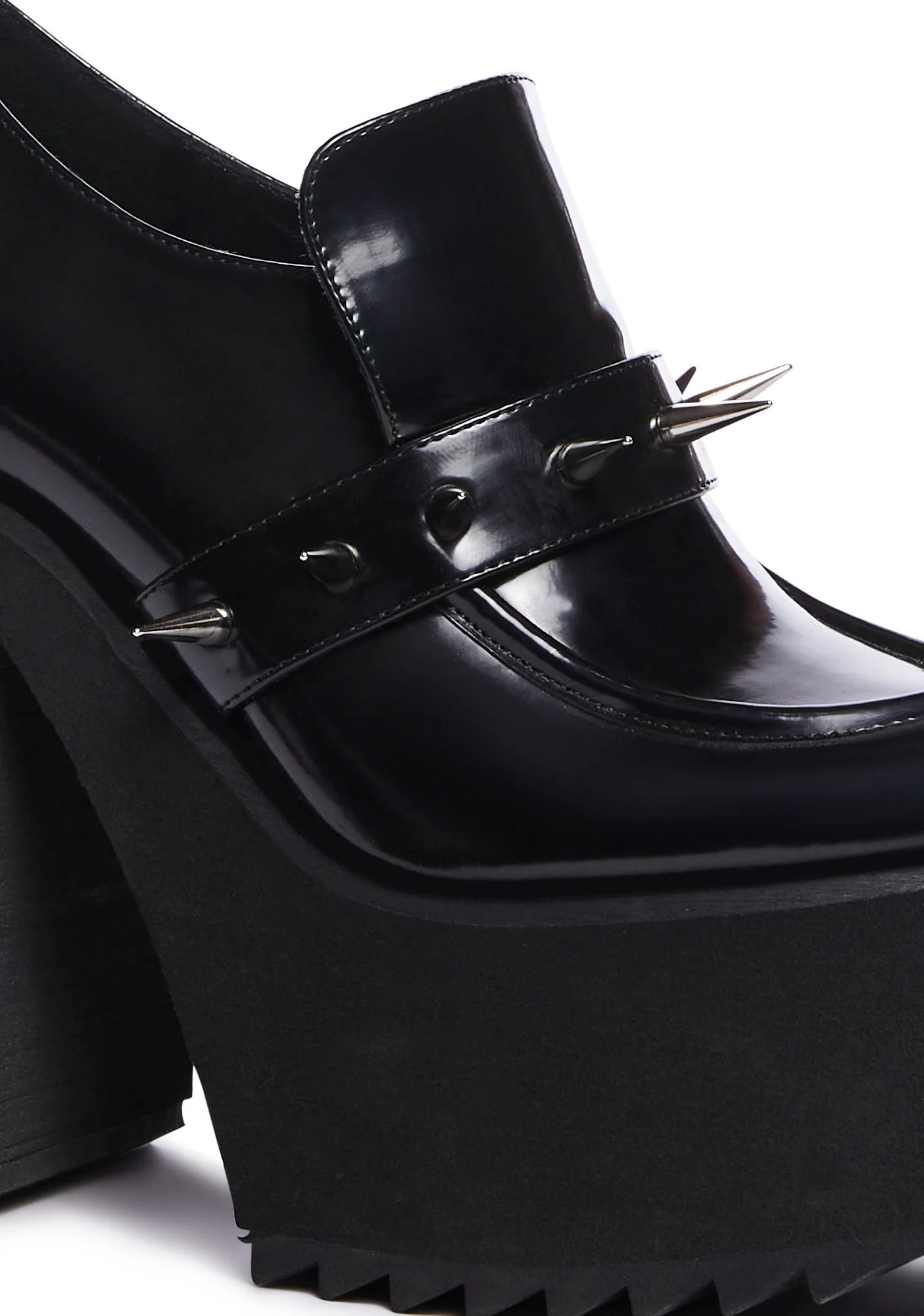 Ignorance Is Bliss Platform Loafers - Black - Image 2