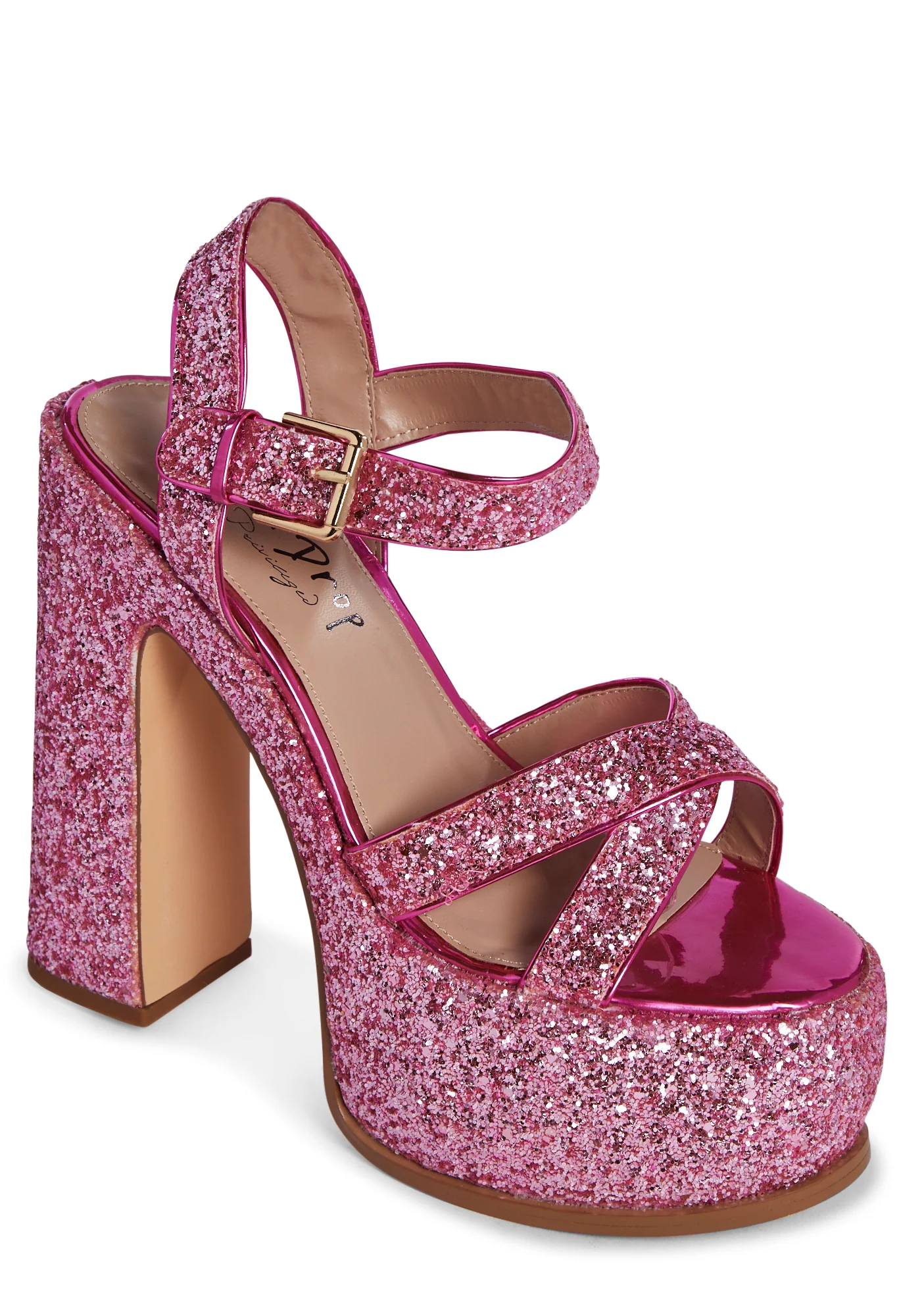 Ileen Platform Heels- Pink - Image 2