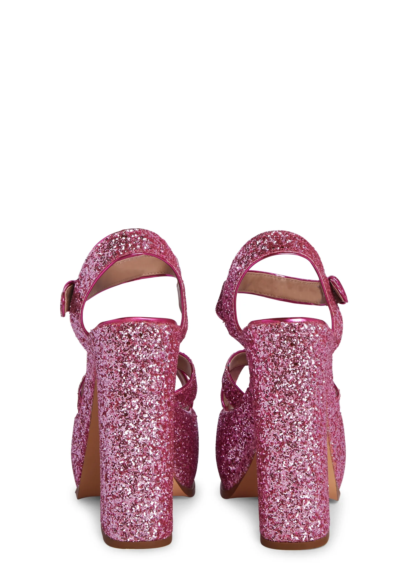 Ileen Platform Heels- Pink - Image 4