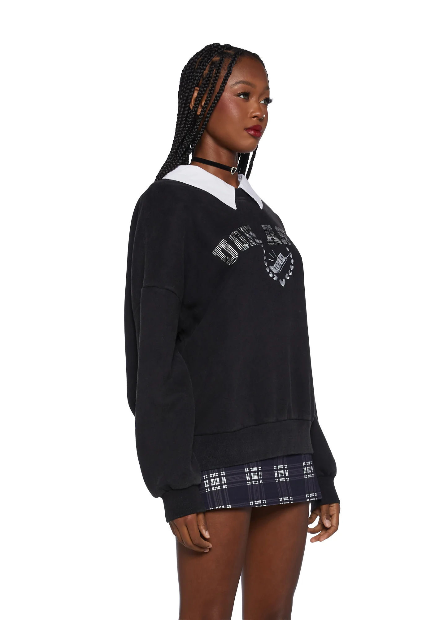 I'll Call You Rhinestone Sweatshirt - Image 3