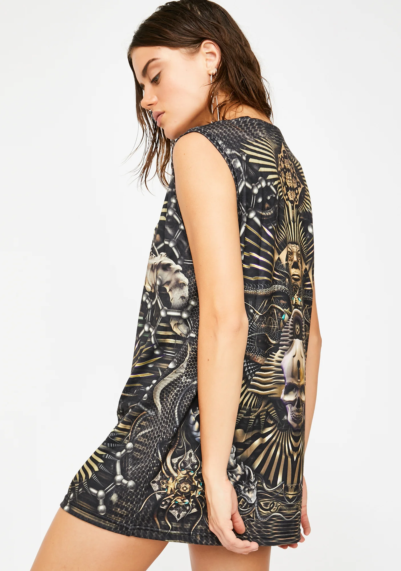 Illusion Structure Graphic Tank - Image 4