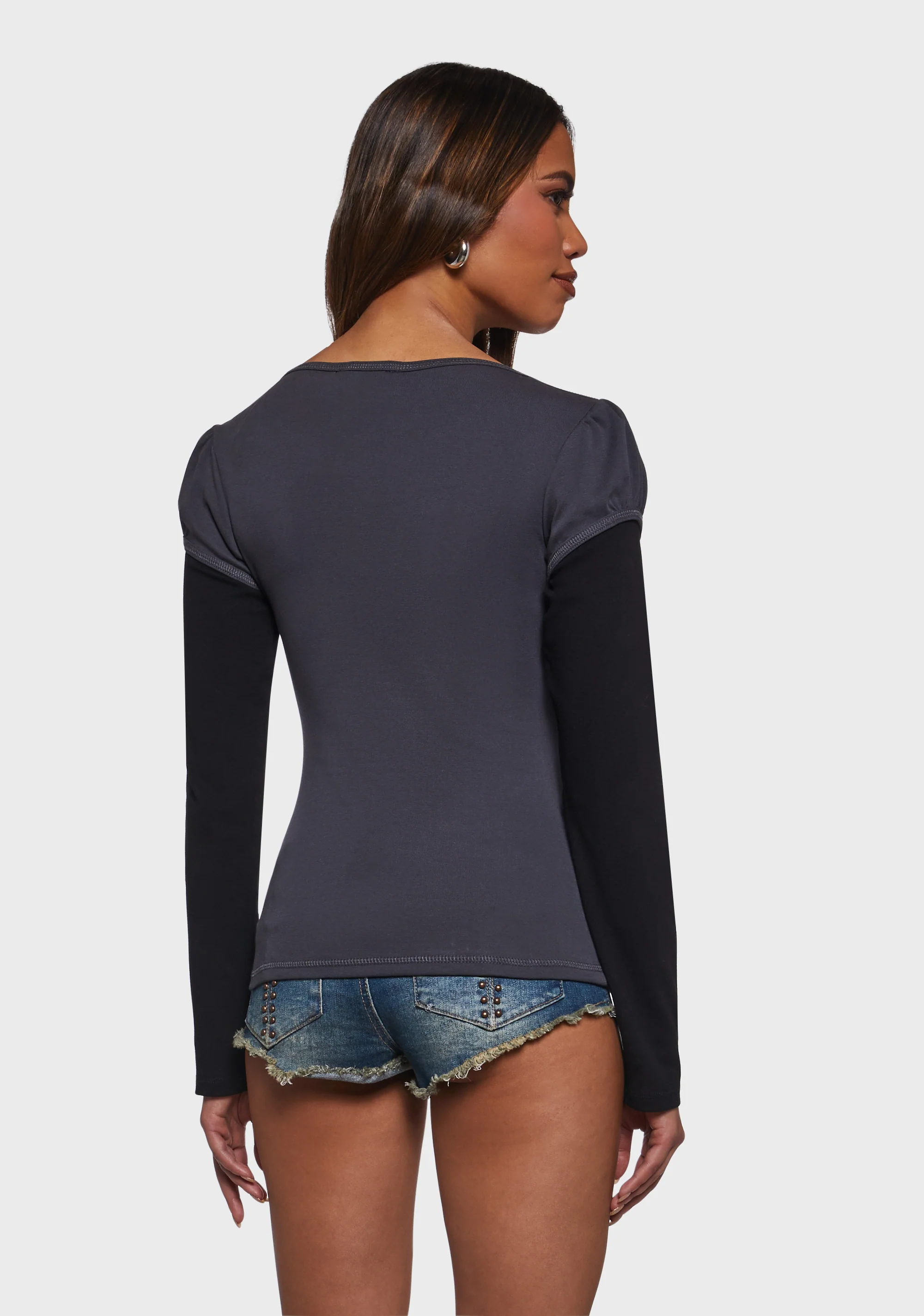 Personal Growth Twofer Long Sleeve Top - Image 4