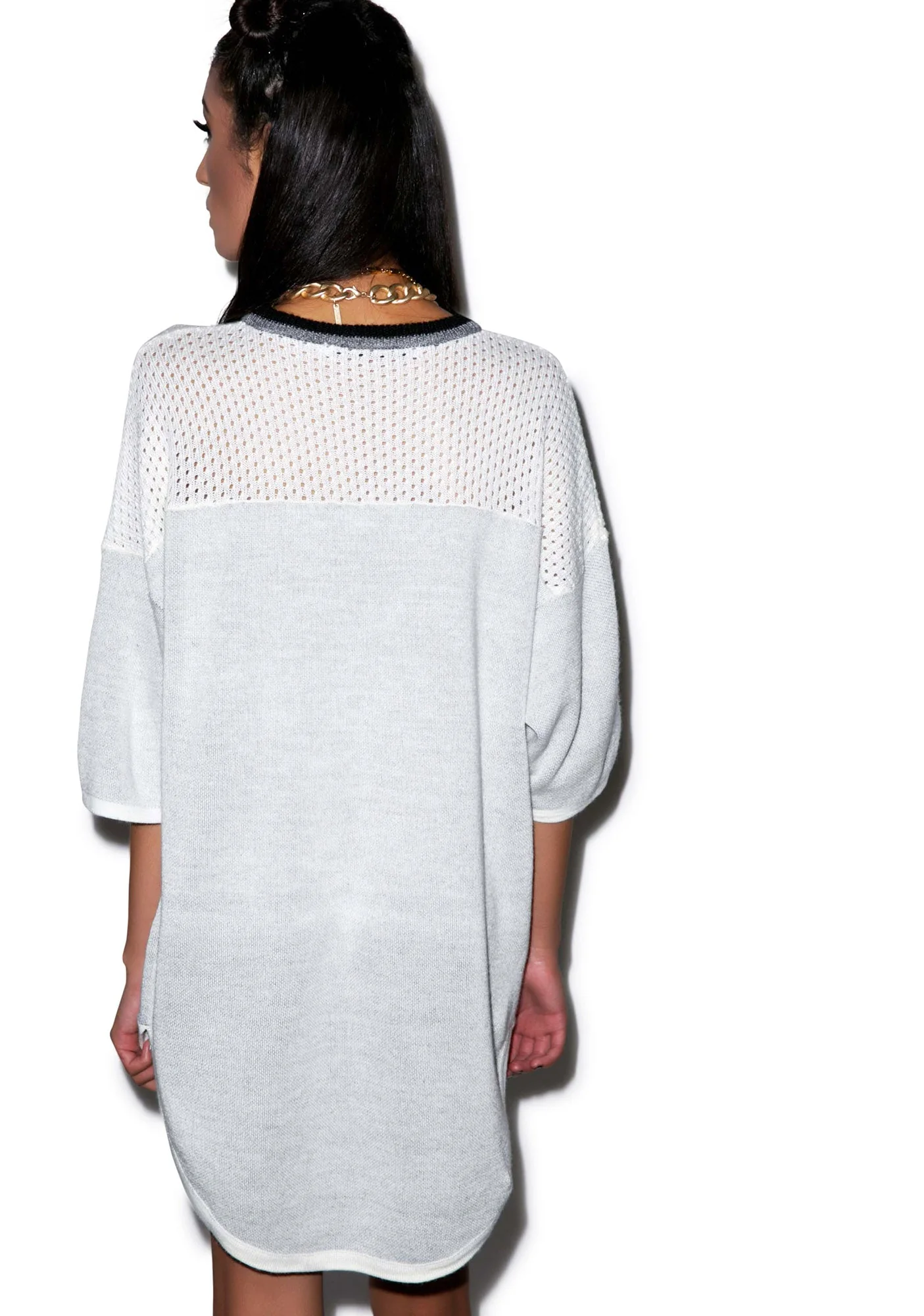 I'm Very Expensive Knit Dress - Black - Image 8