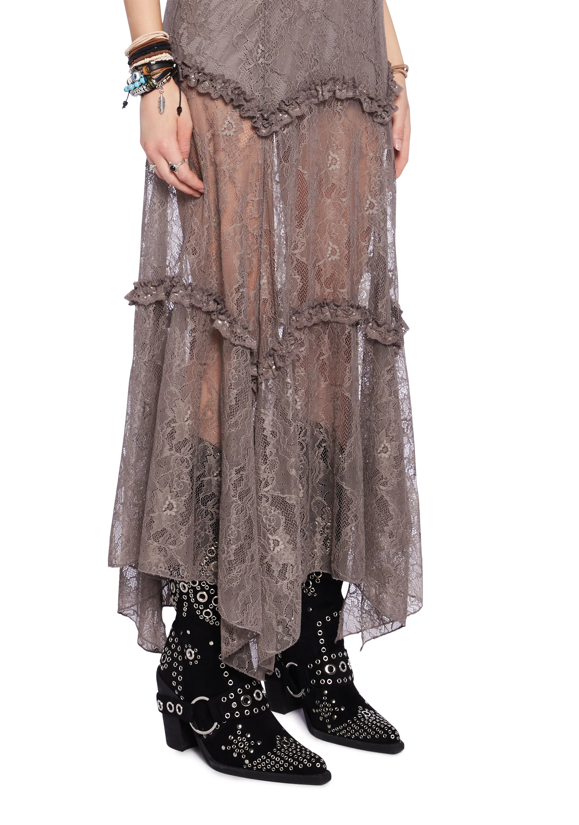 Imagined West Maxi Dress - Brown - Image 2