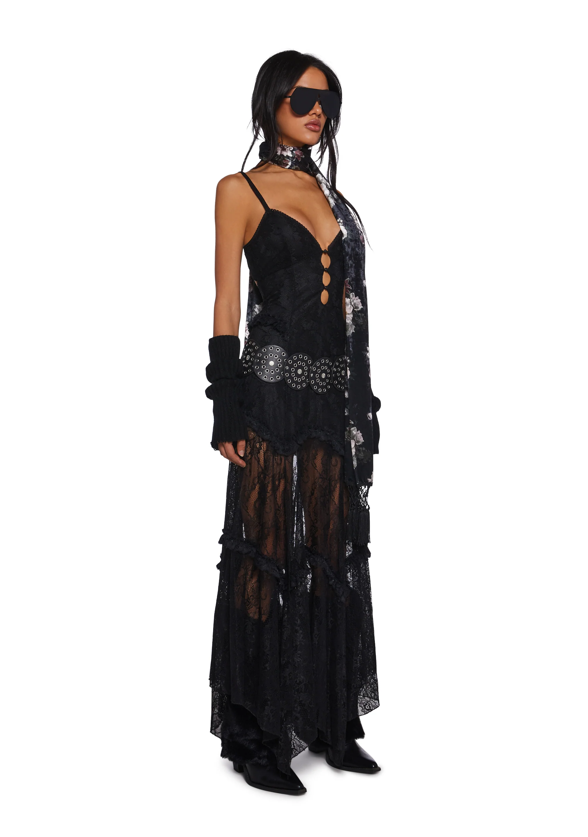 Imagined West Maxi Dress - Black - Image 3