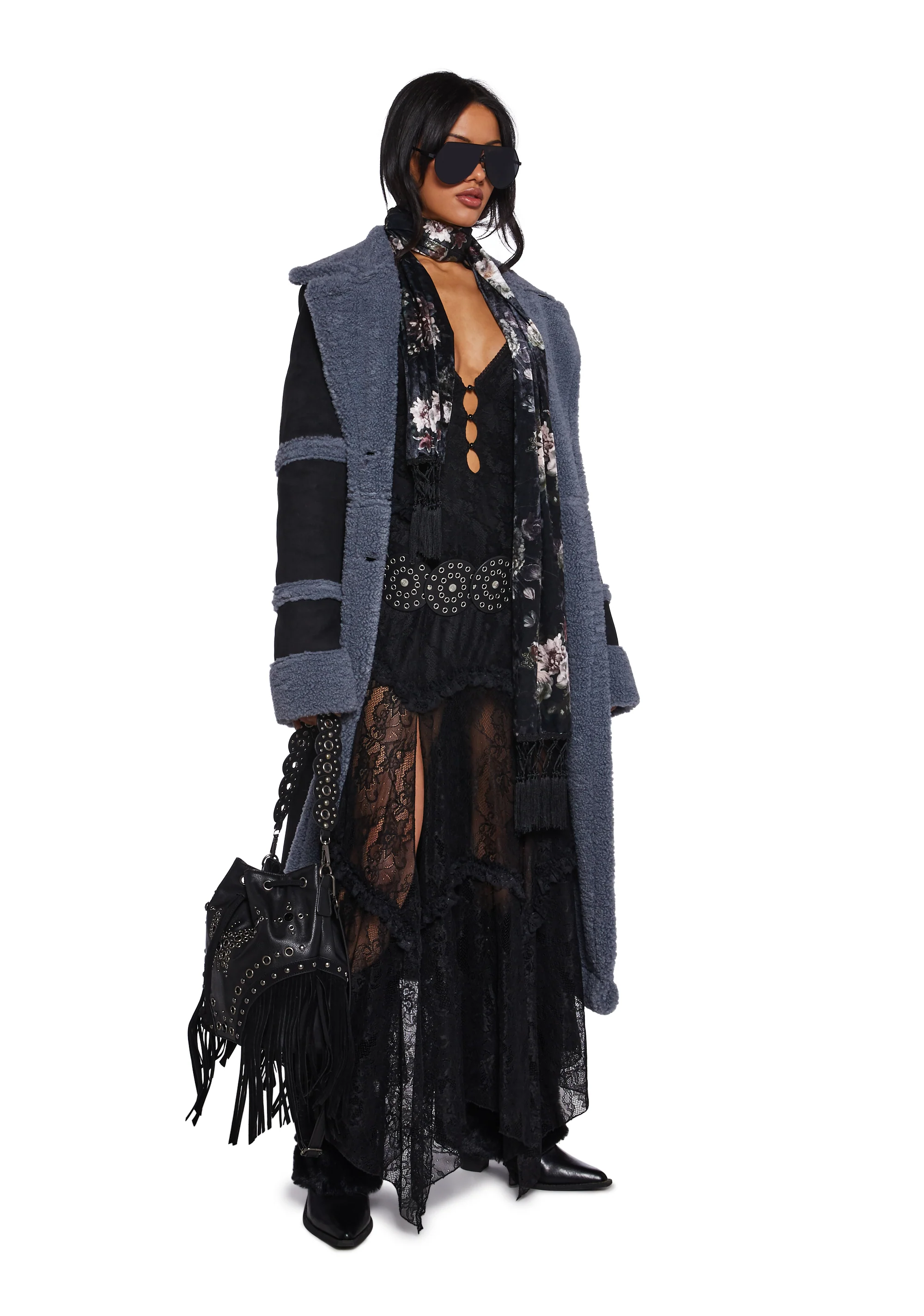 Imagined West Maxi Dress - Black - Image 5
