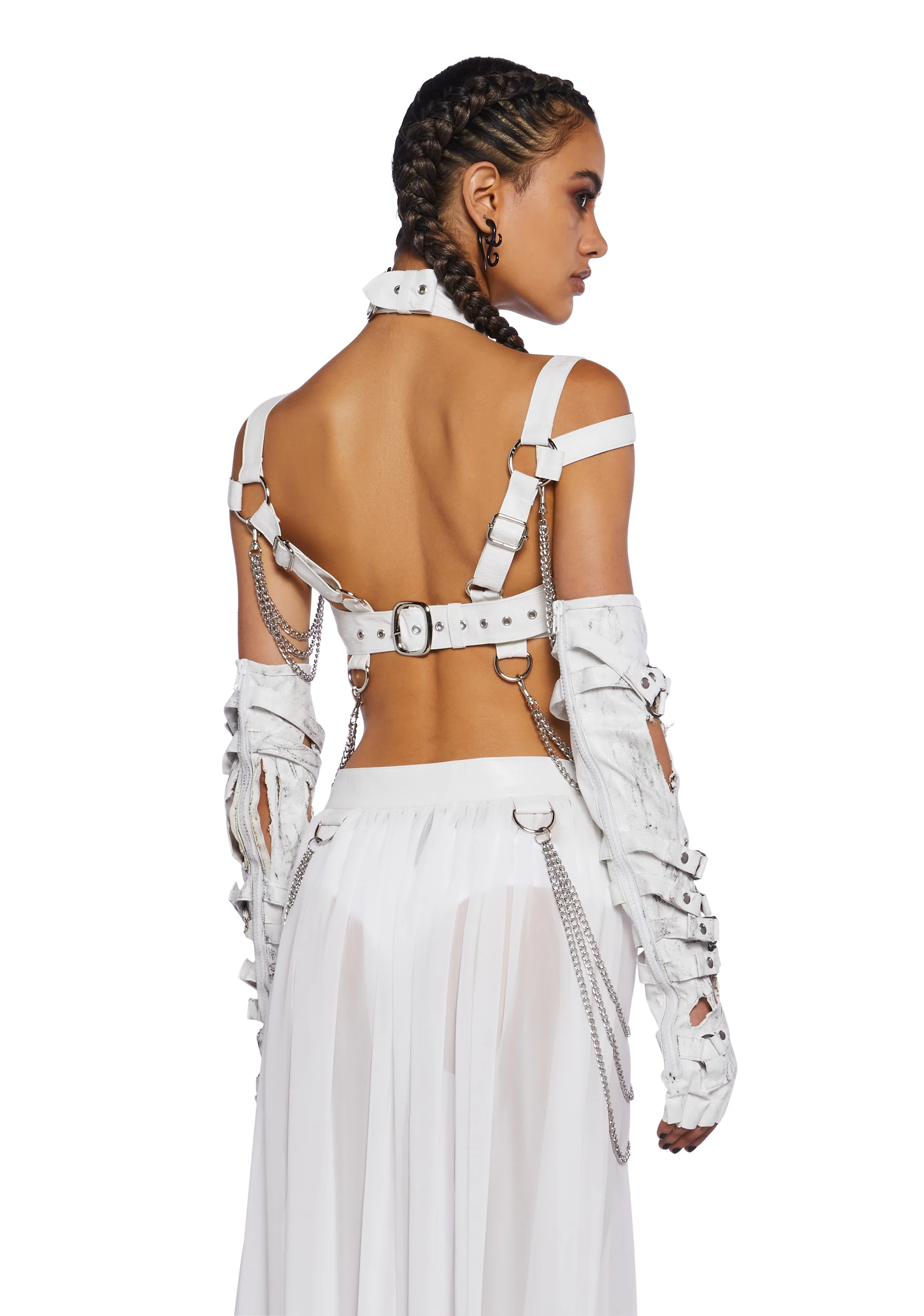 Immersed In Magic Harness Top - White - Image 4