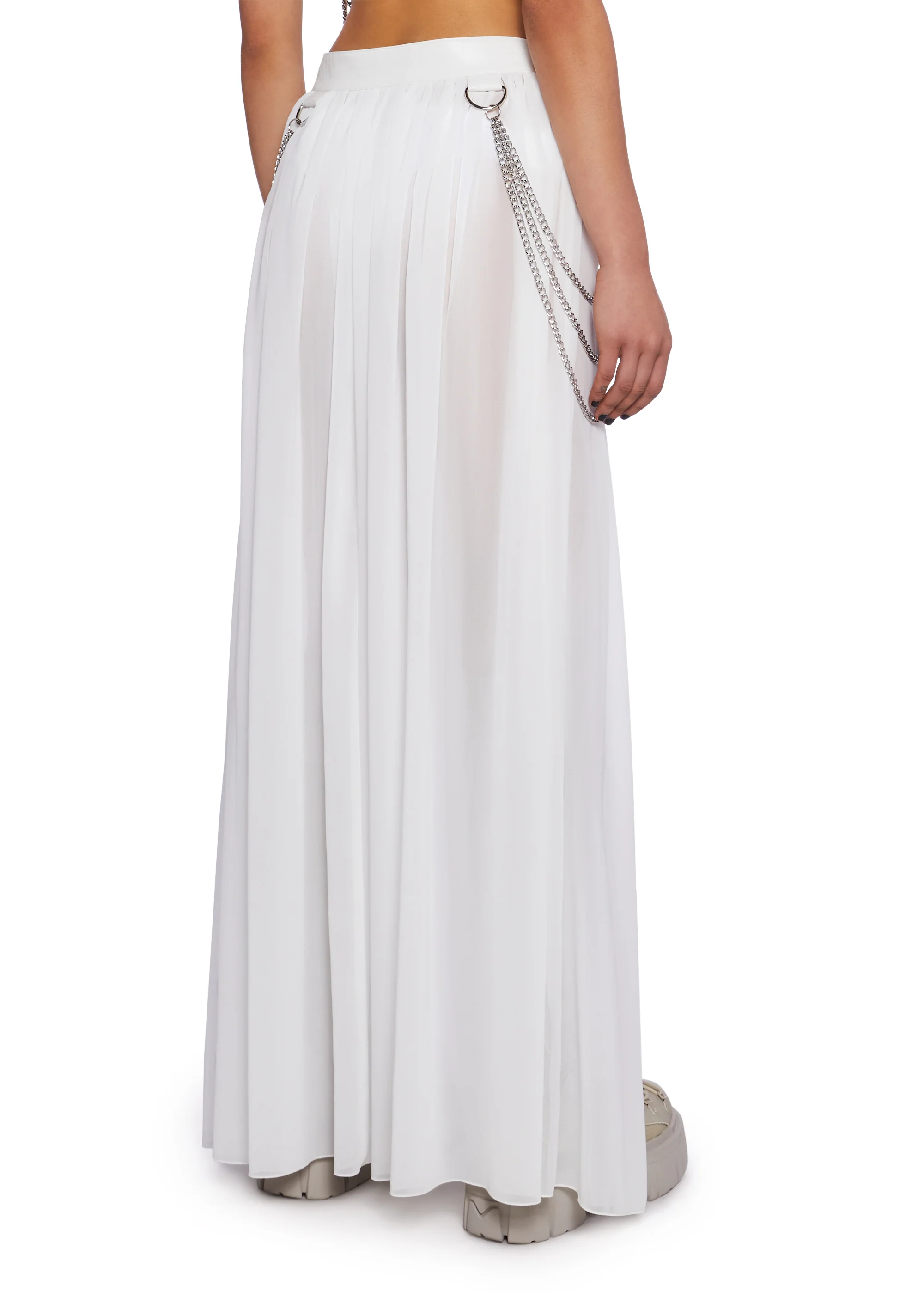 Immersed In Magic Maxi Skirt - White - Image 4