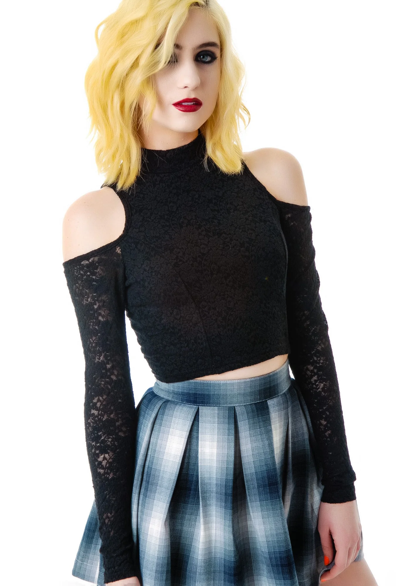 Imogen Crop Top - Black - Image 6