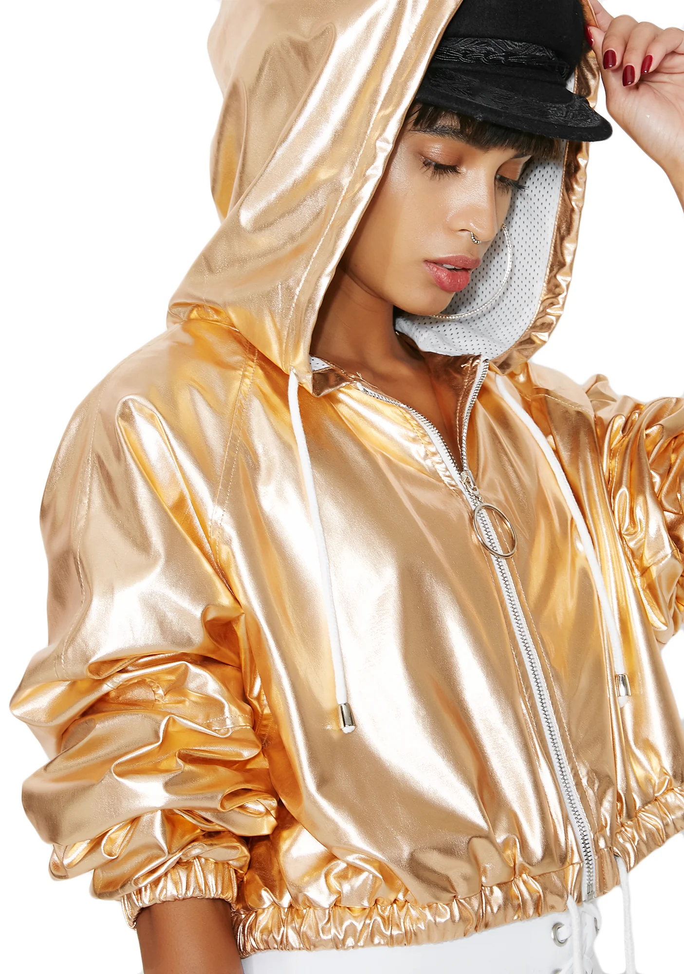 In A Flash Cropped Windbreaker - Image 3