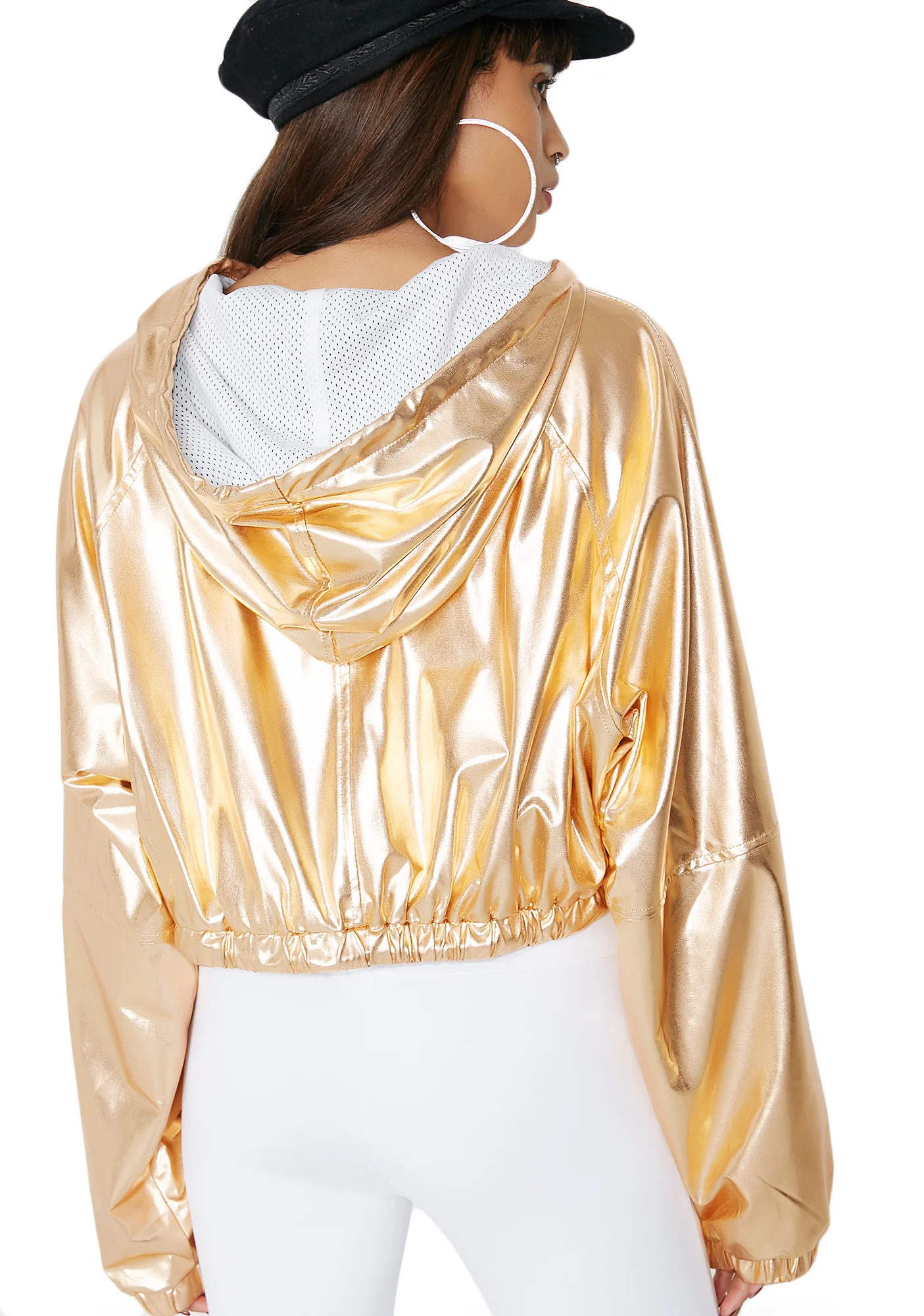 In A Flash Cropped Windbreaker - Image 4
