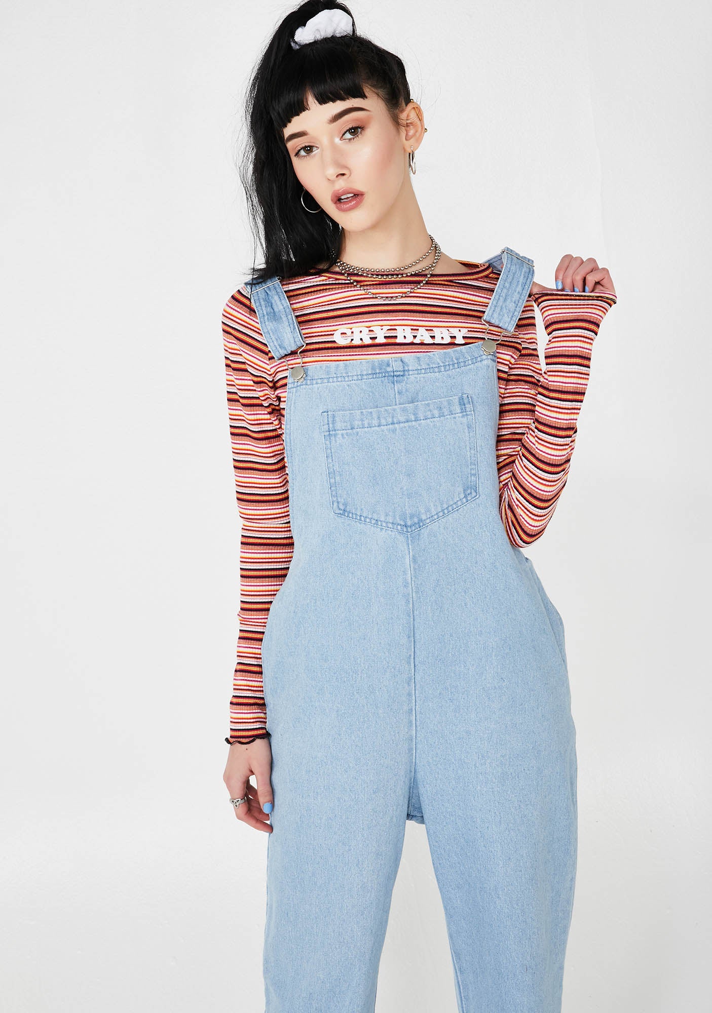 In A Mood Denim Overalls - Image 2