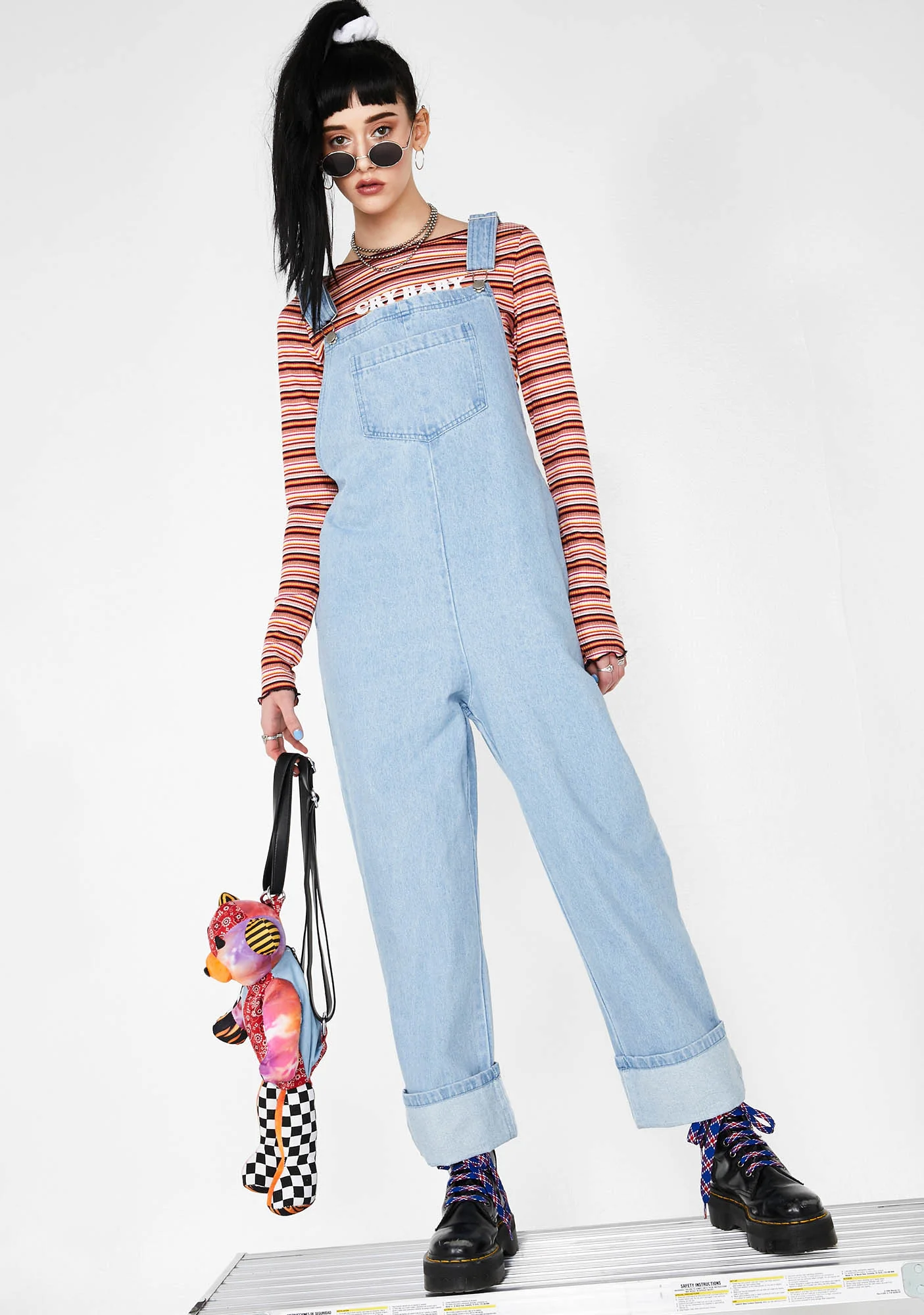 In A Mood Denim Overalls - Image 3