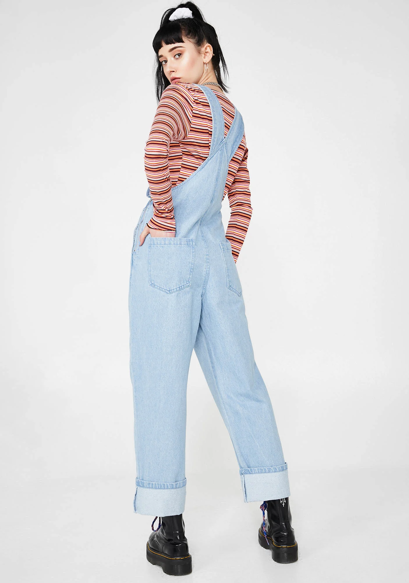 In A Mood Denim Overalls - Image 4