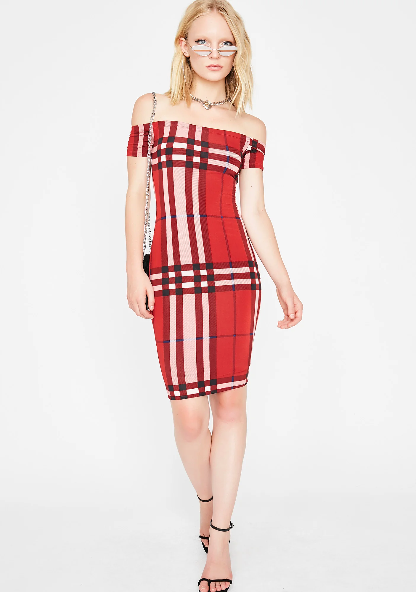 In Da Past Plaid Dress - Image 3