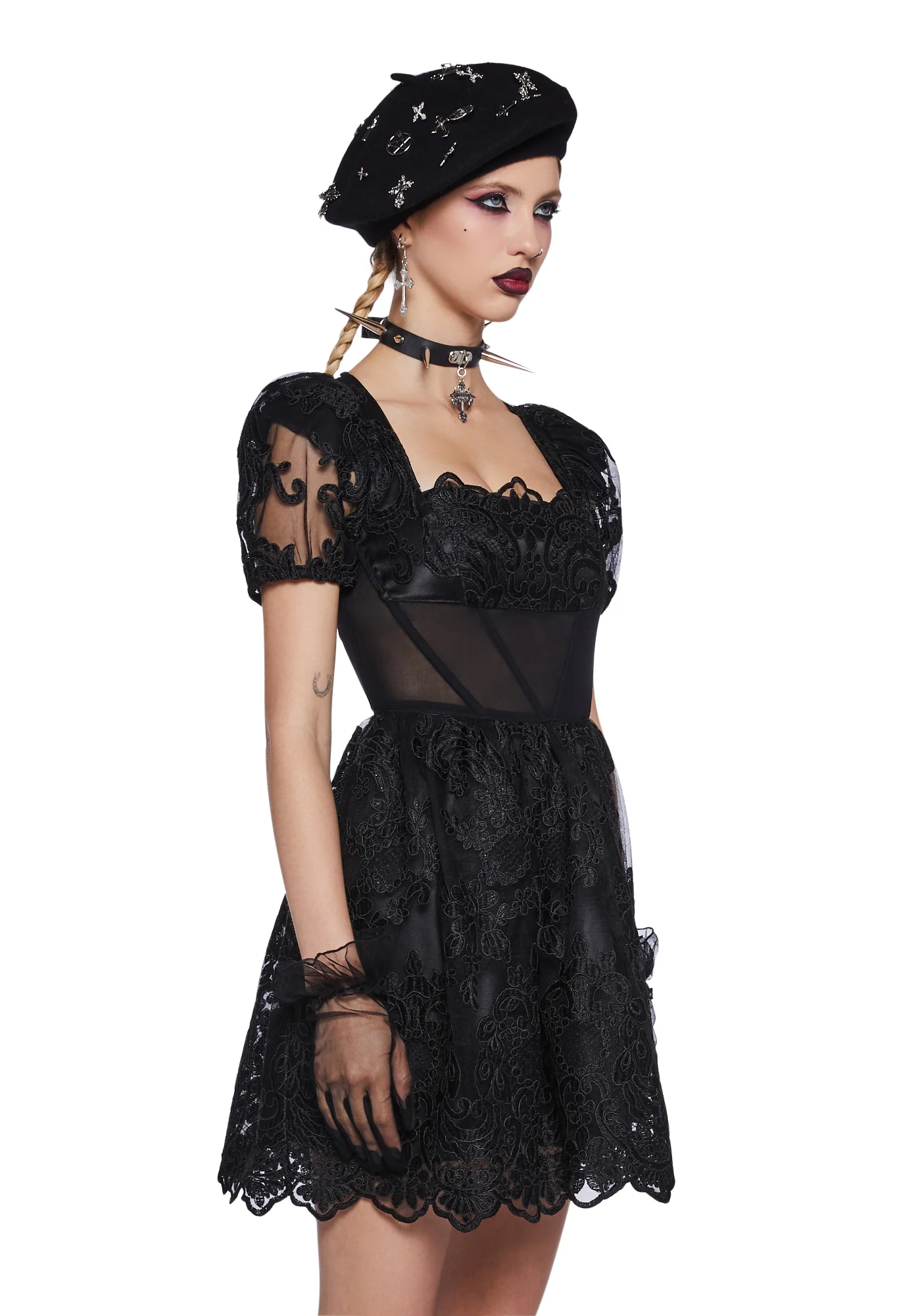 In Distress Mini Dress - Image 3