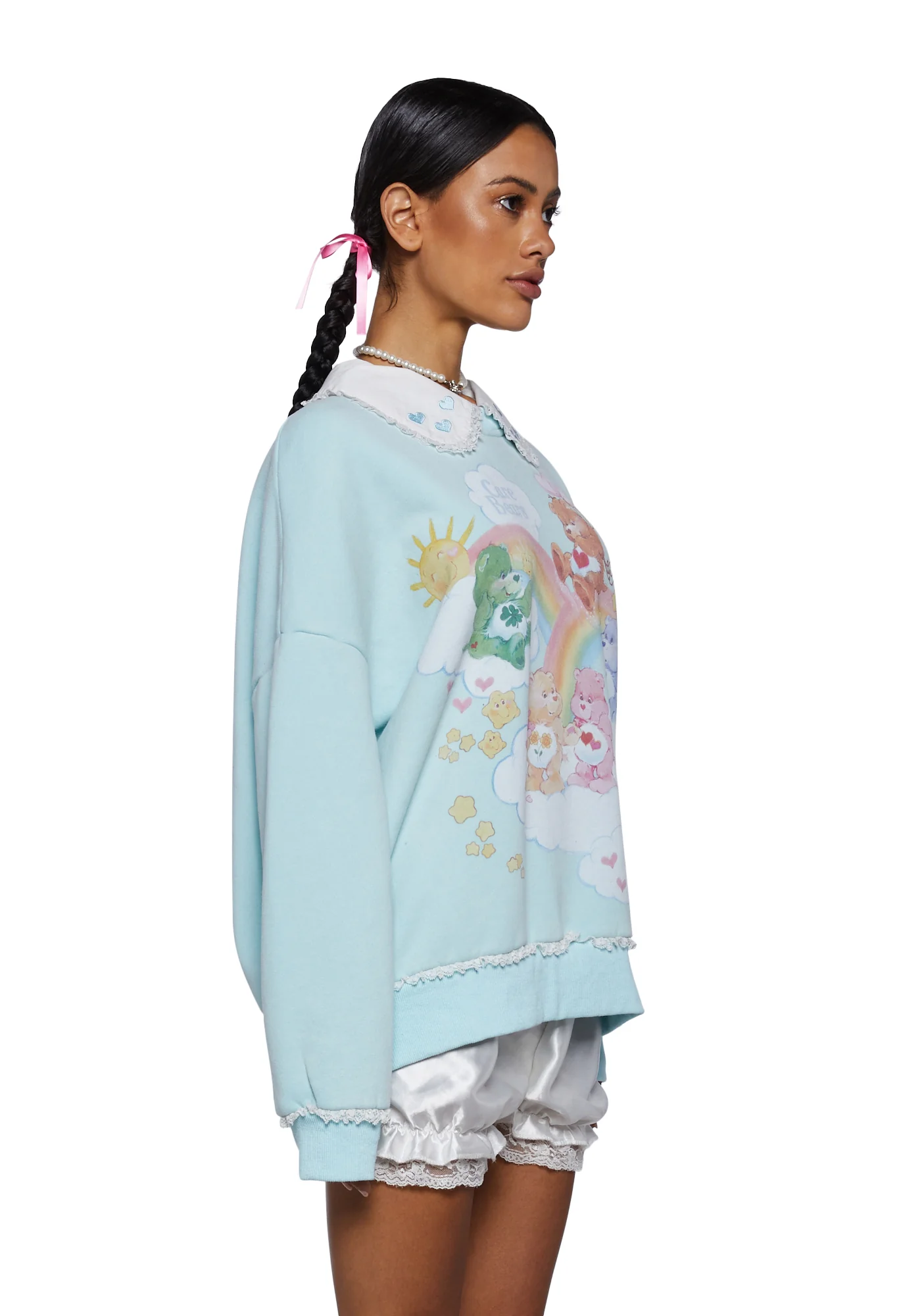 In Good Company Oversized Sweatshirt - Blue - Image 4