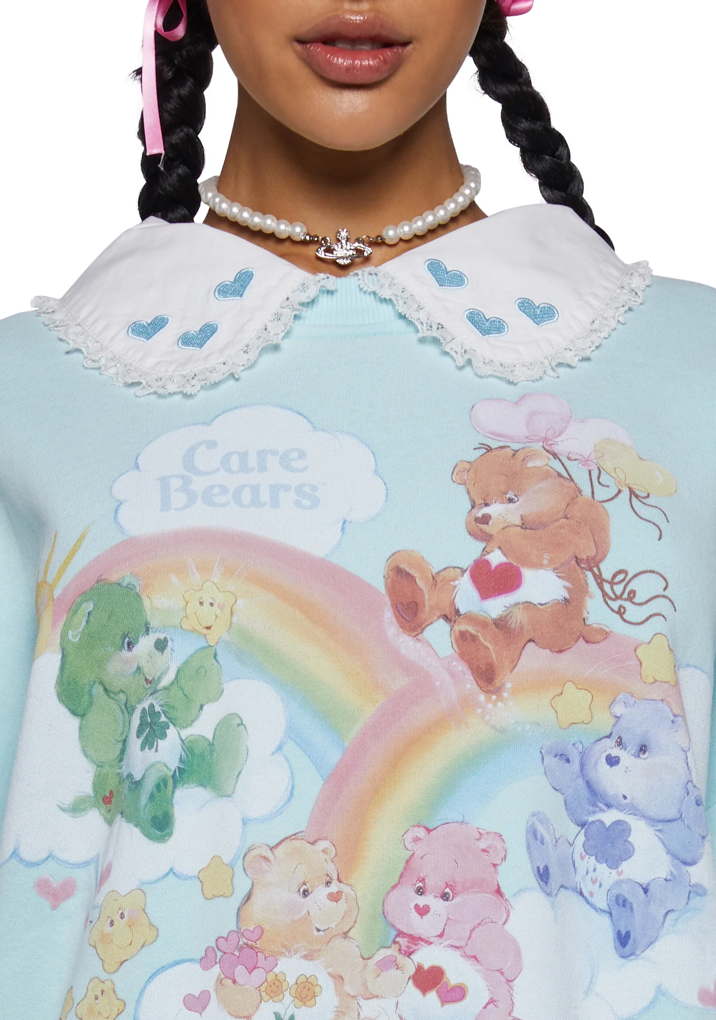 In Good Company Oversized Sweatshirt - Blue - Image 9