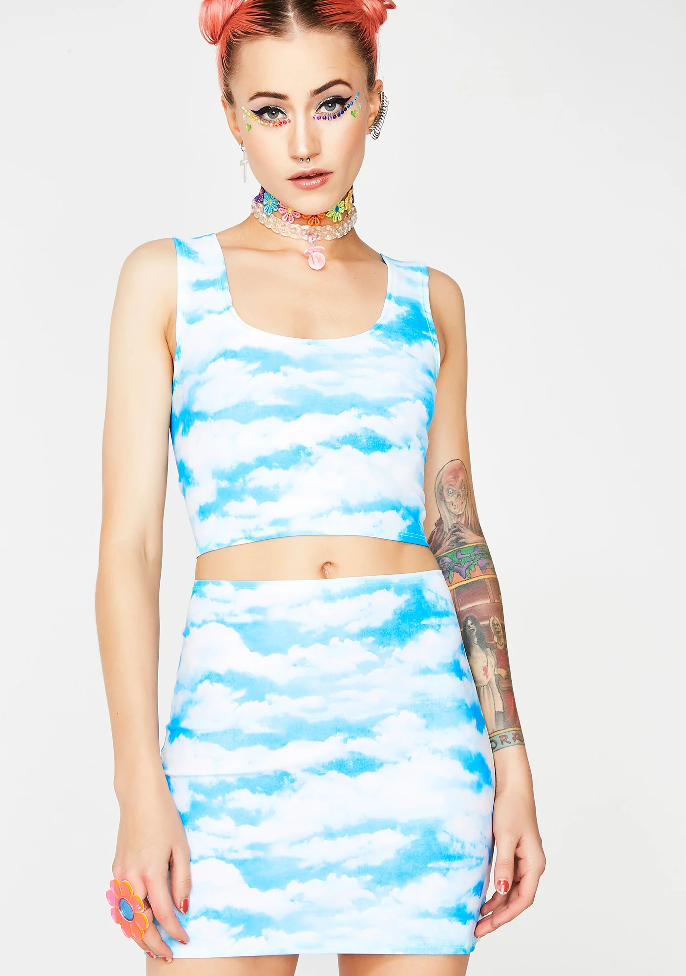 In The Clouds Mini Skirt - Image 3
