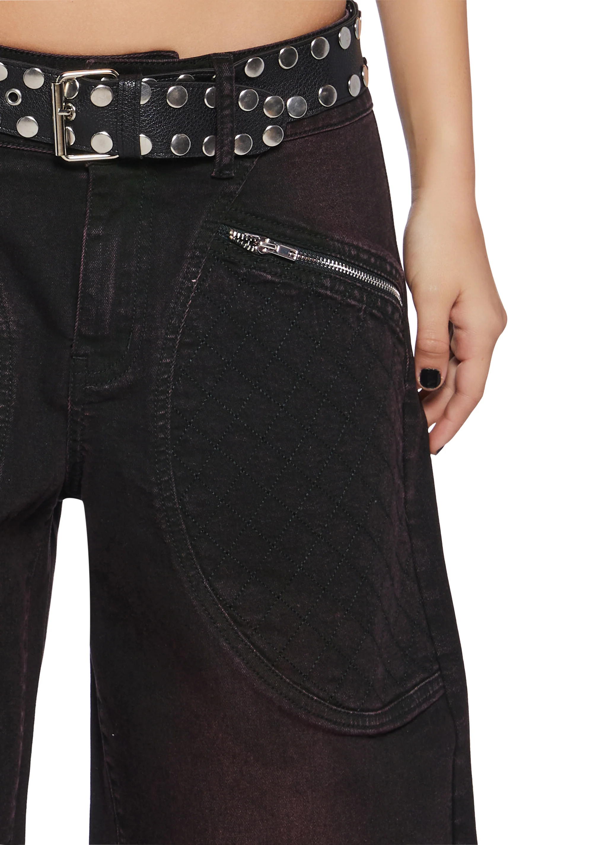 In The Garage Denim Zipper Jeans - Image 5