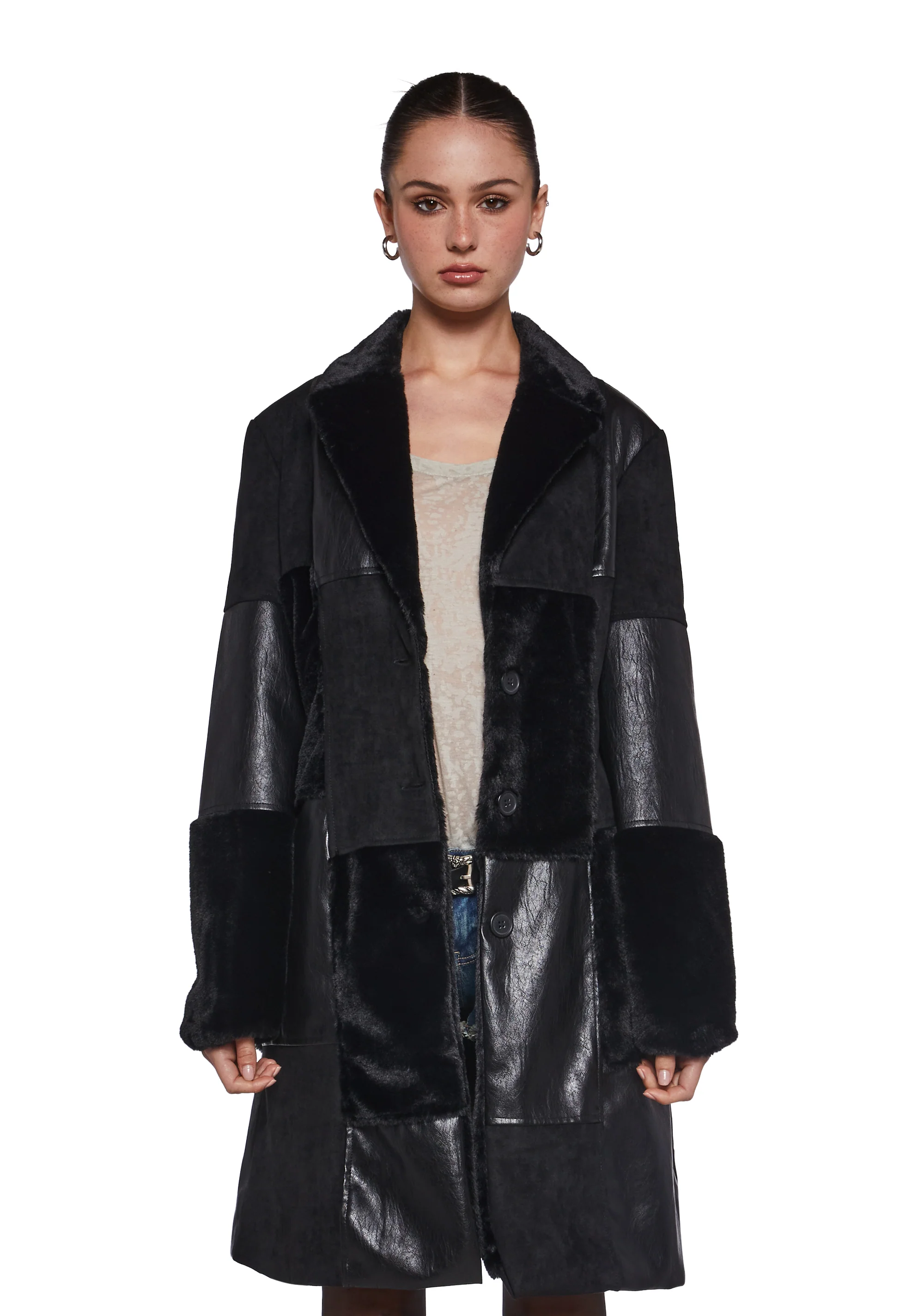 In The Twilight Faux Fur Coat - Image 5