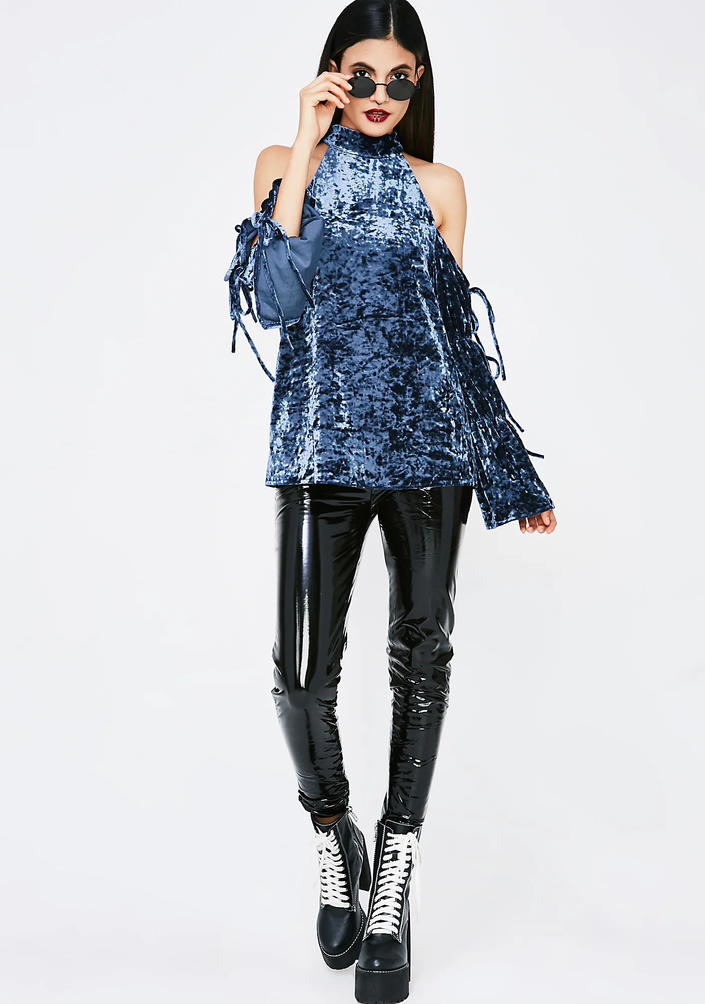 In Too Deep Velvet Top - Image 3