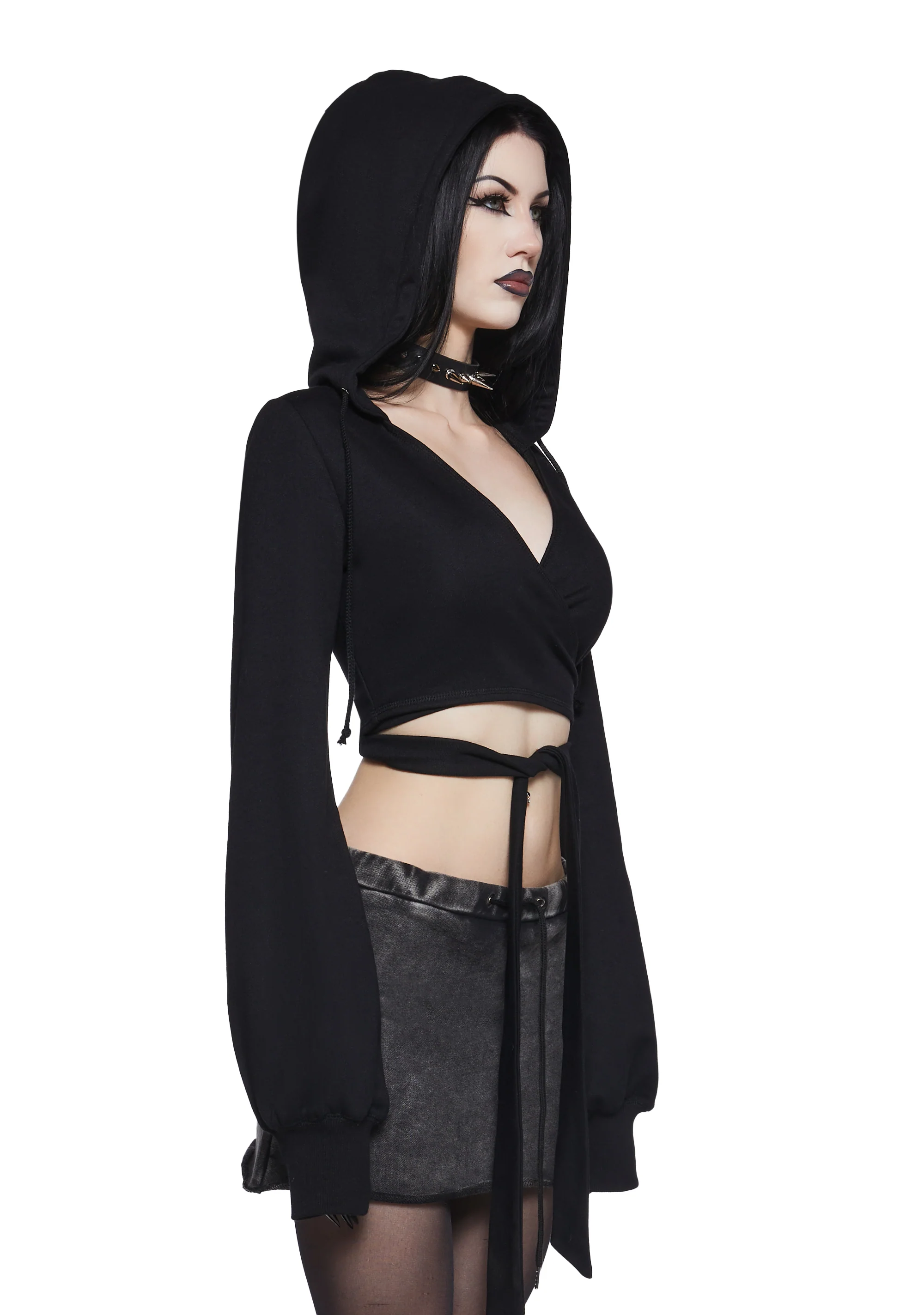 In Your Dark Dreams Wrap Top - Image 3