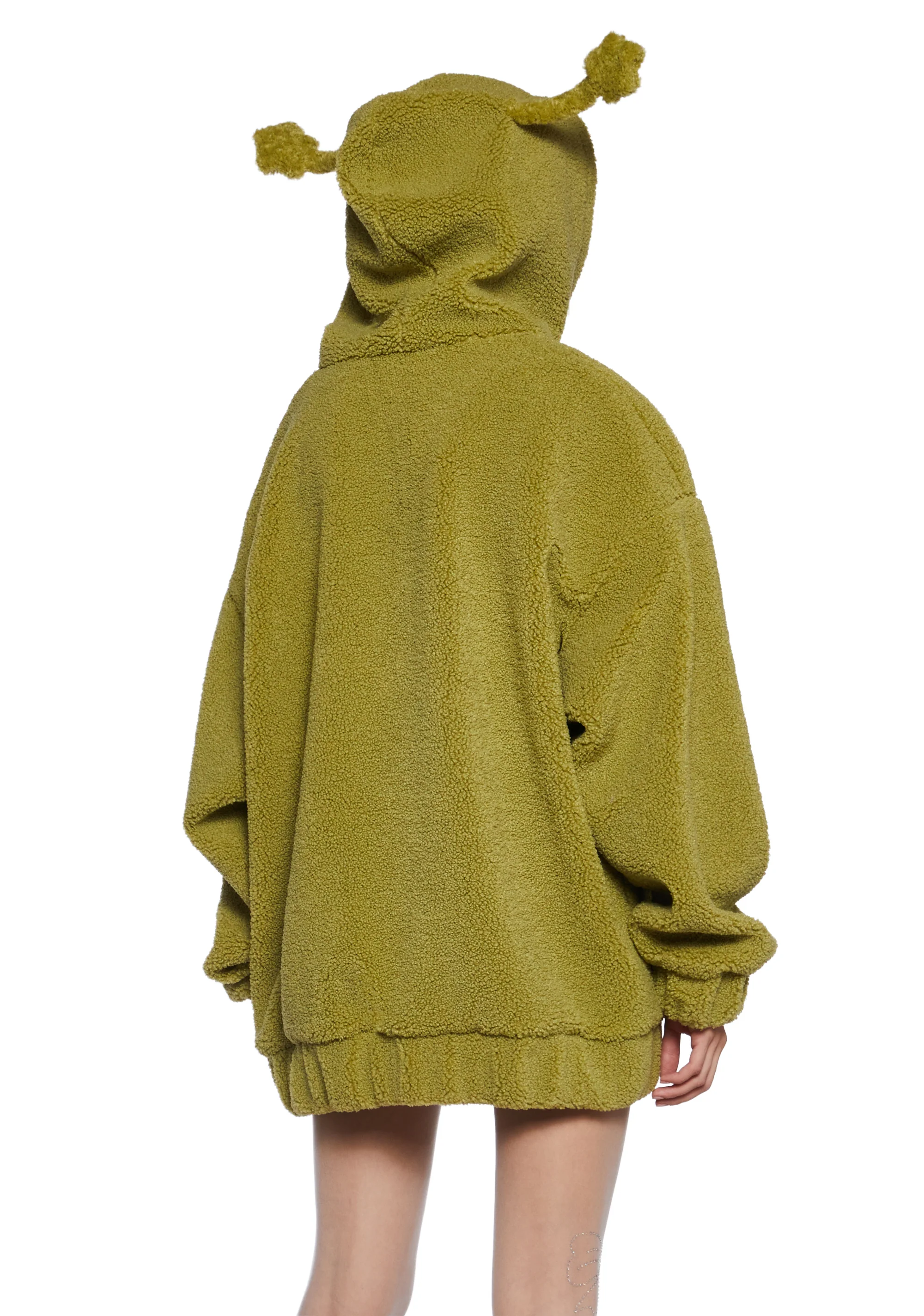 In Your Orbit Hooded Sherpa Jacket - Image 4